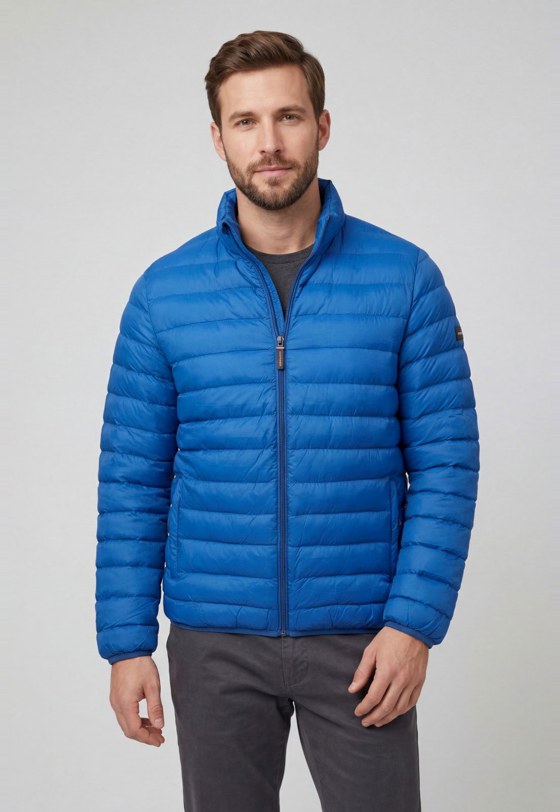 Jaqueta Masculina Aleatory Puffer Azul
