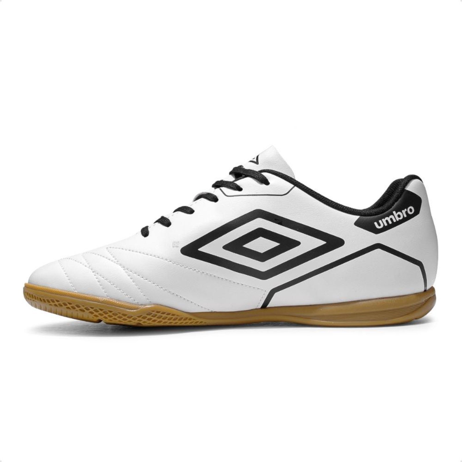 Vista 3 Chuteira Futsal Umbro Manchester Masculino preto Umbro preto