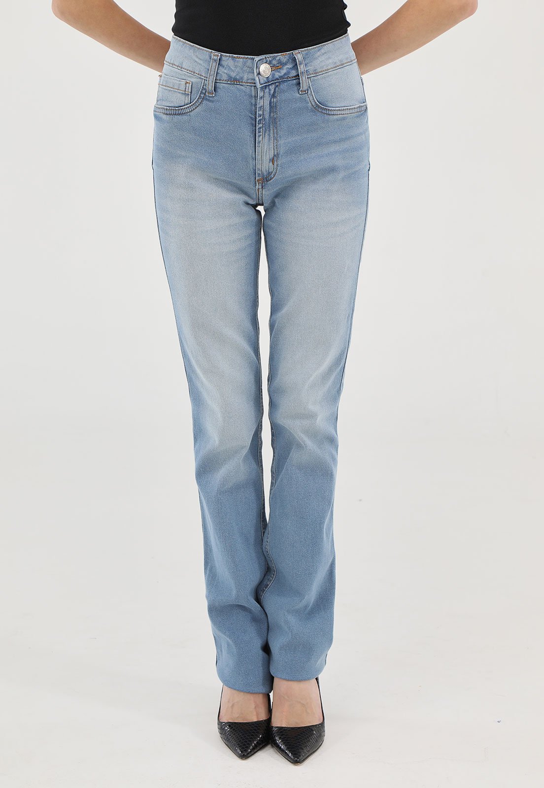 Calça Jeans My Favorite Bootcut Pocket Azul