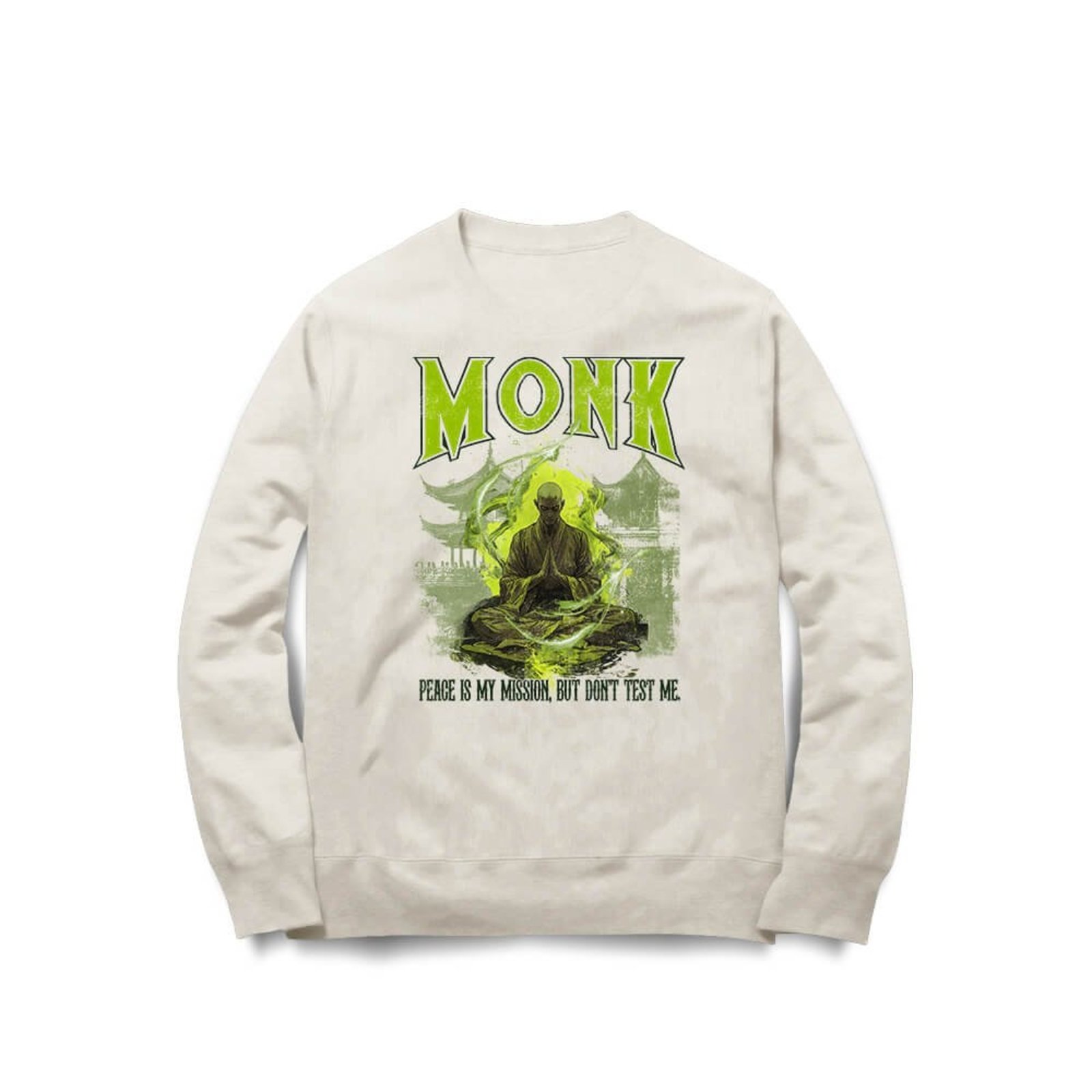 Moletom Monk - Off White - Casual - Studio Geek