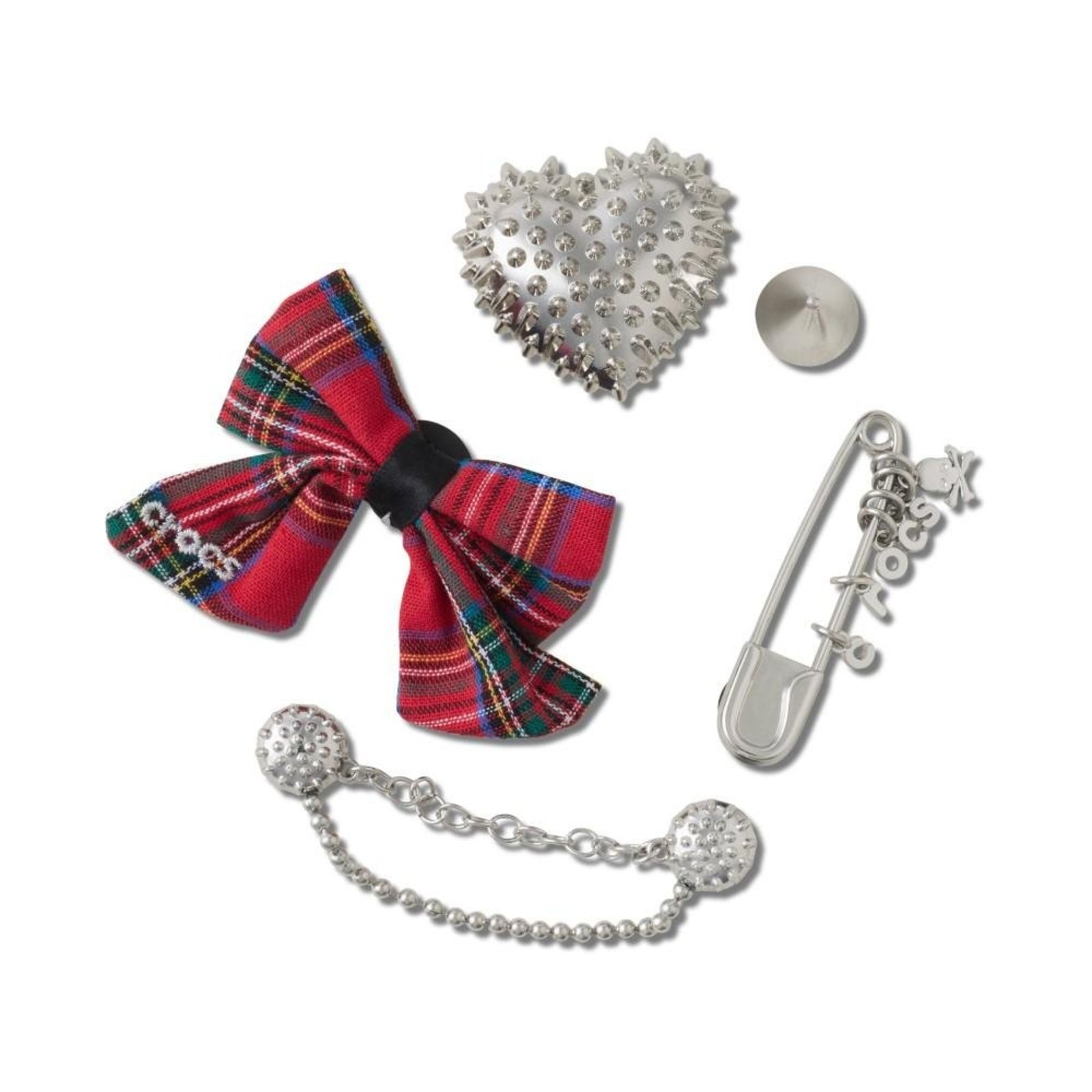 Infantil - Jibbitz™ Punk Romance Pack Com 5 Peças Unica Unico