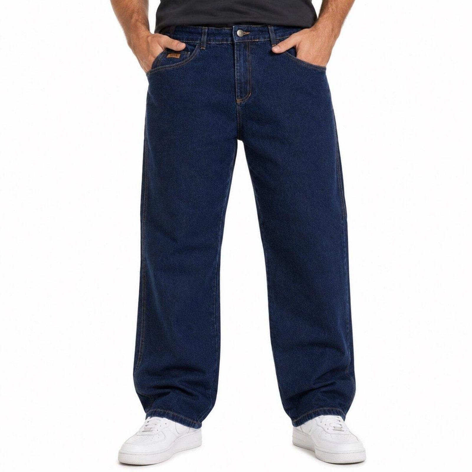 Calça Masculina Casual Reta Slim Max Denim 11611 Jeans