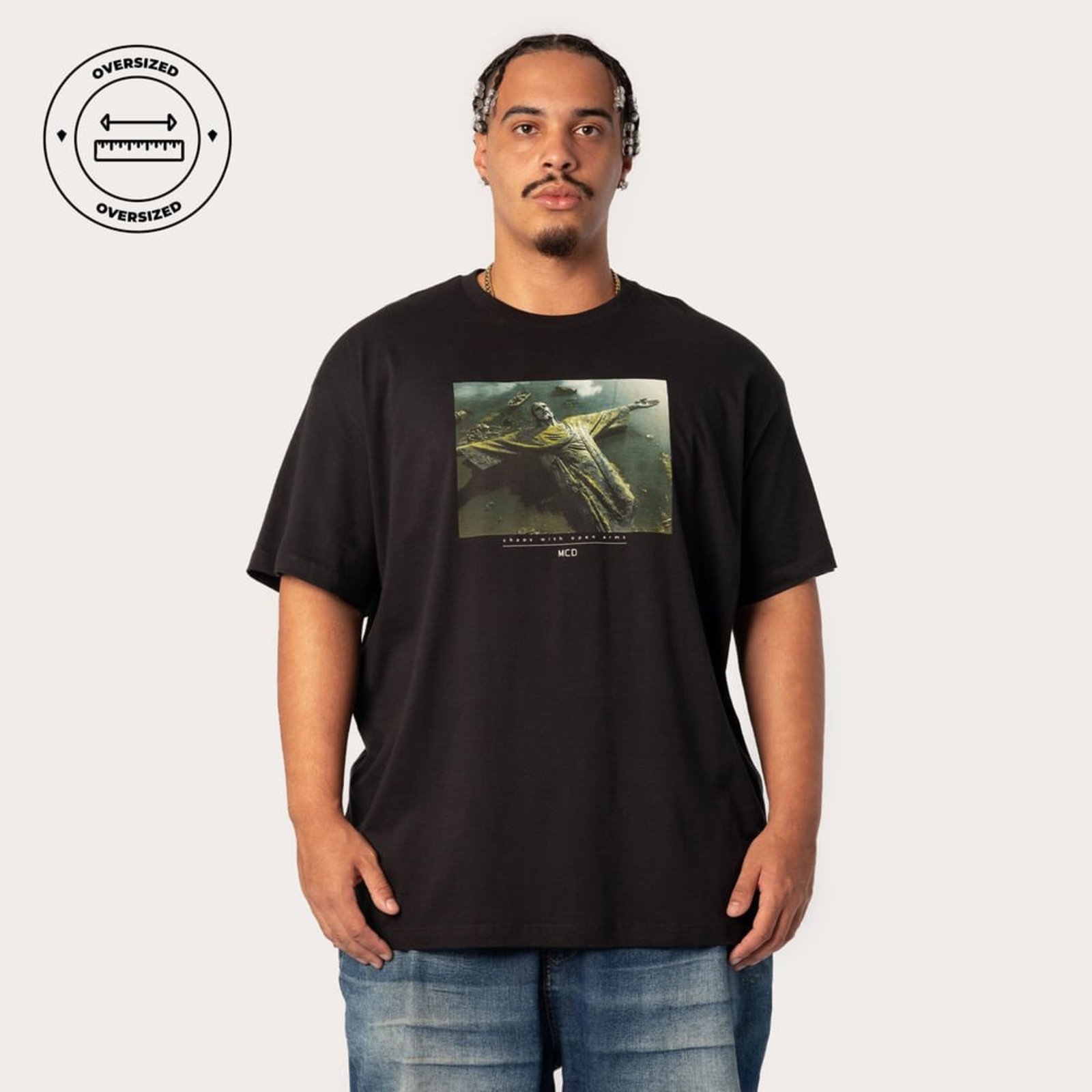 Camiseta Oversized MCD Cristo
