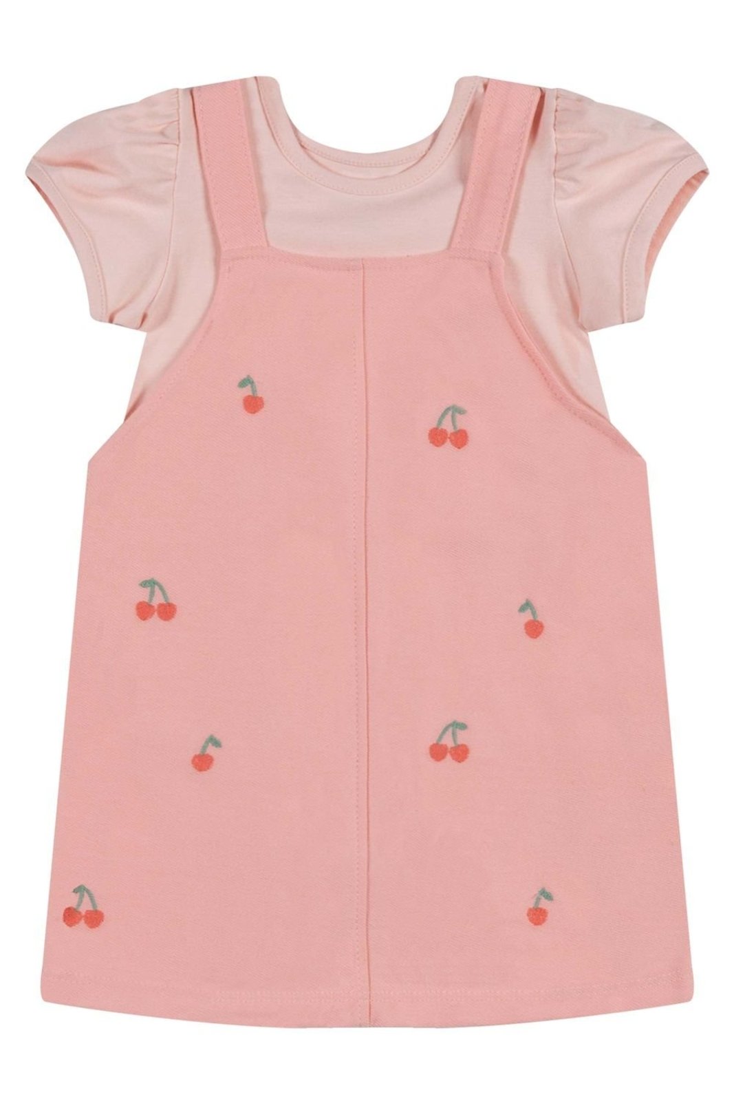 Infantil - Conjunto Menina Bordado Cerejas Colorittá Rosa