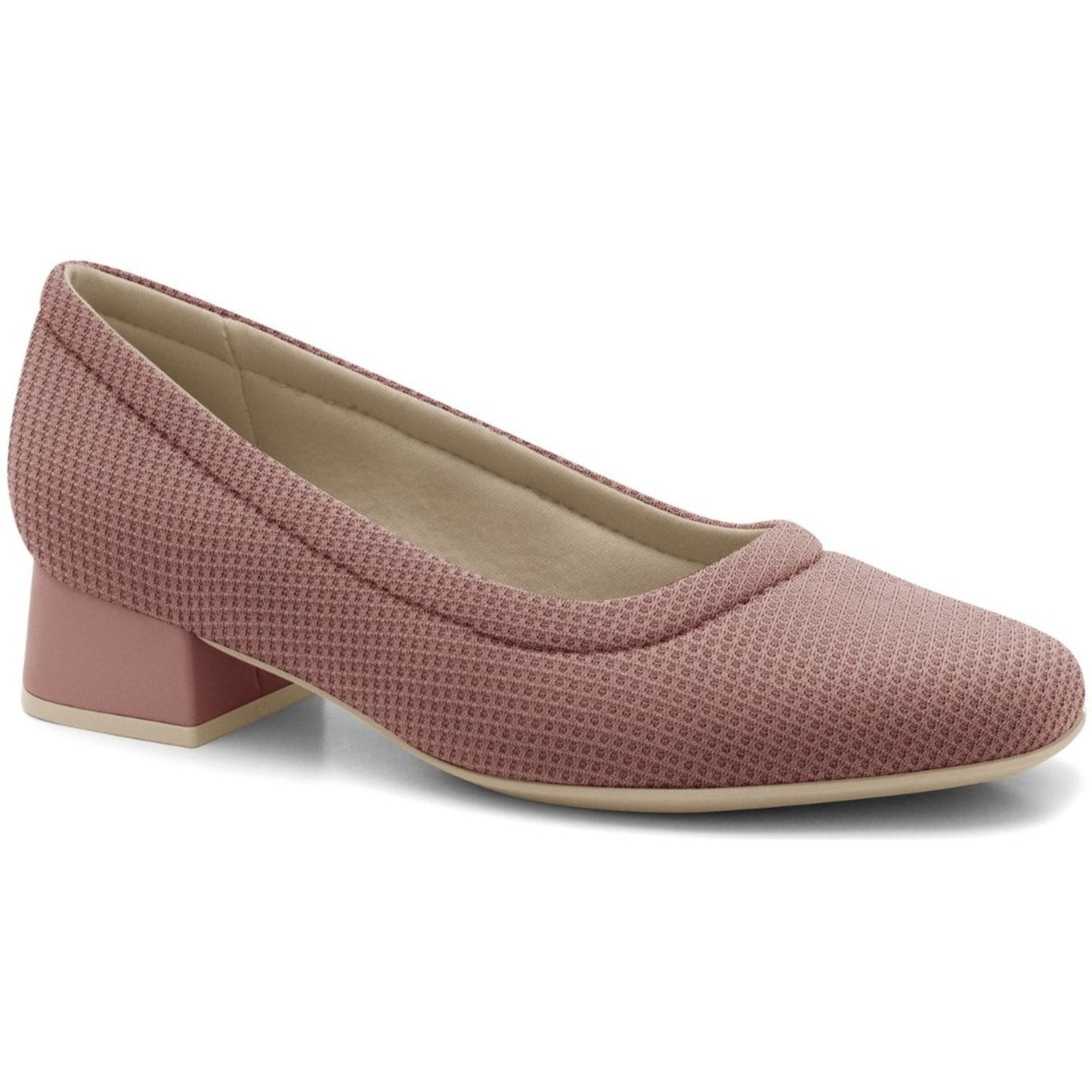 Sapato Feminino Casual Rosê Comfortflex 2495422-2