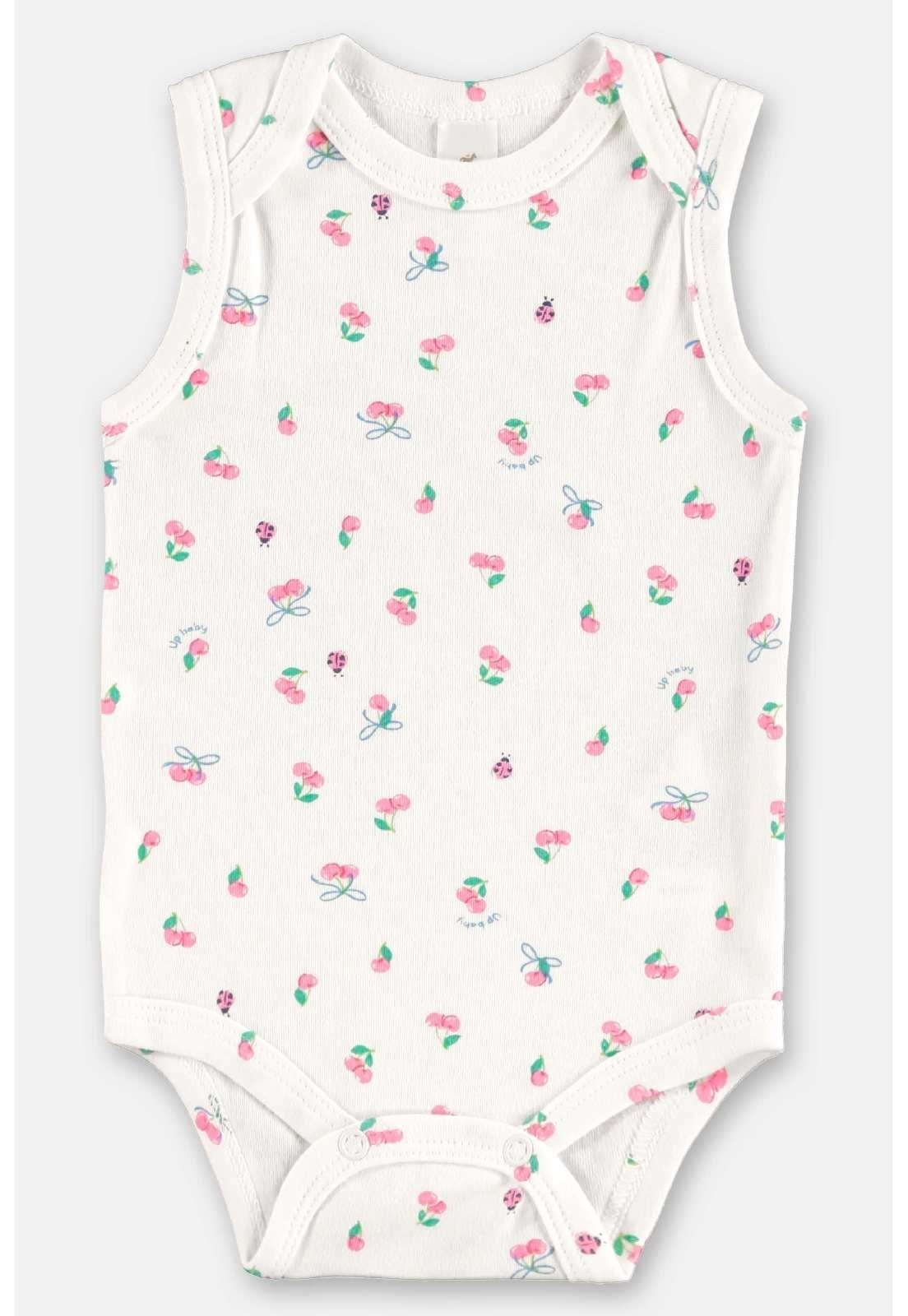 Infantil – Body Regata em Suedine Menina Up Baby Bege