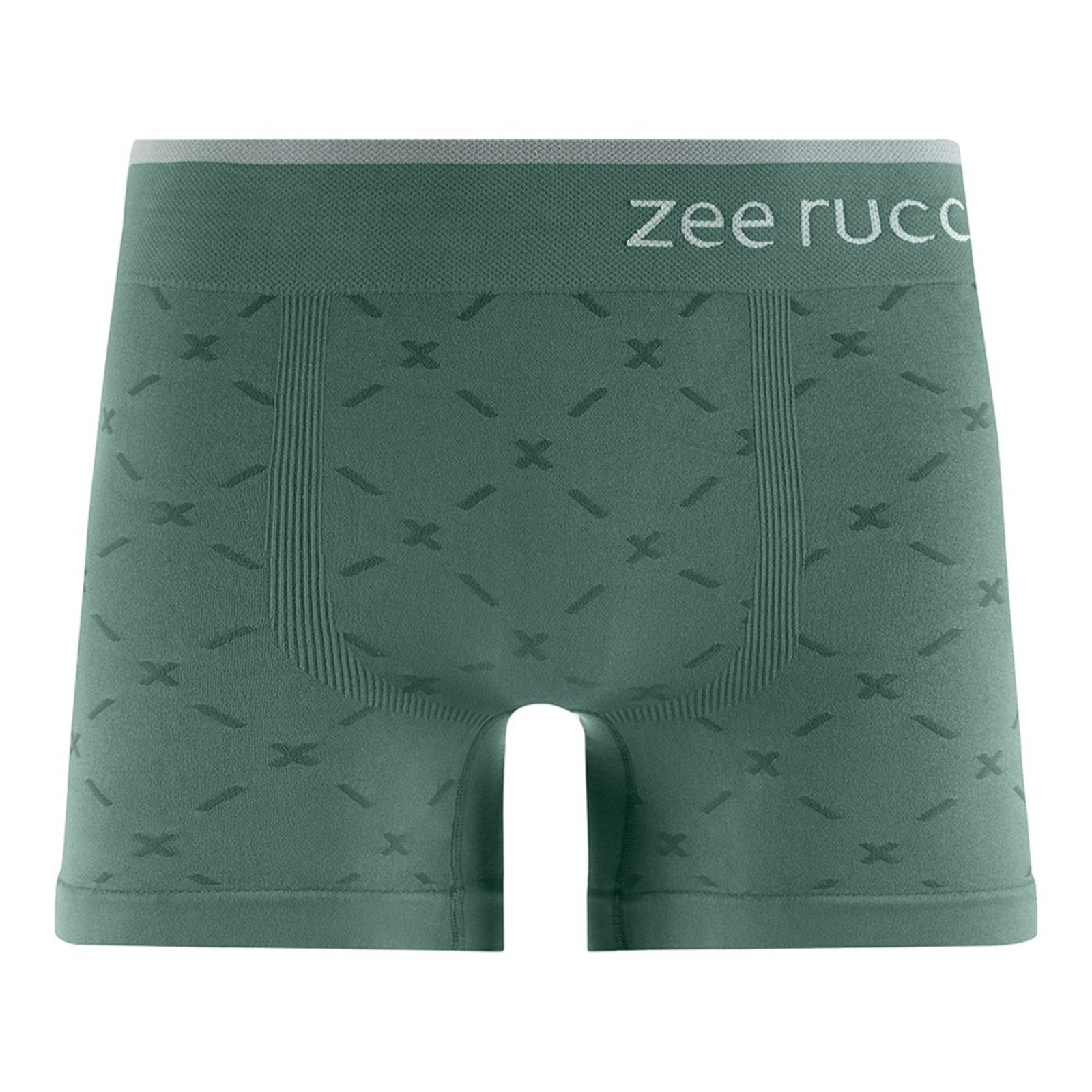 Cueca Boxer Detalhes Jacquard Verde