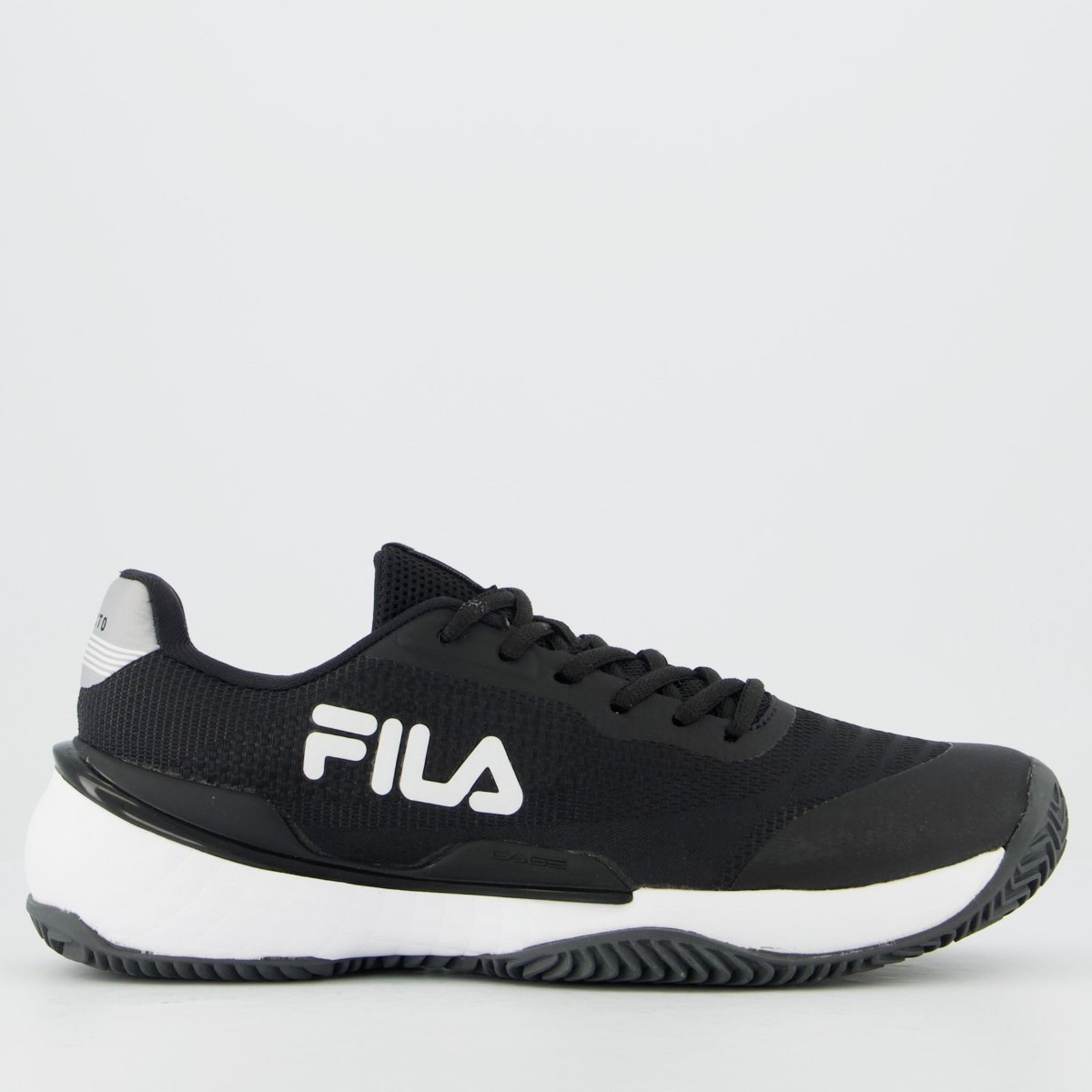 Tênis Fila Invicto Clay Feminino Preto e Cinza
