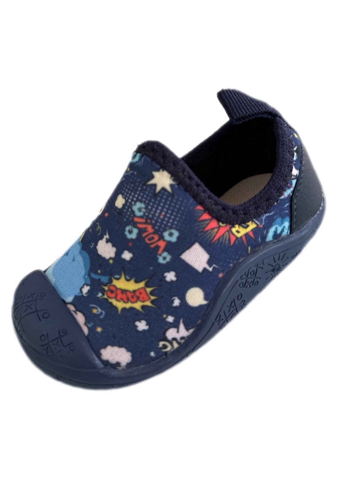 Vista 2 Infantil - Tenis meia calce facil Solzim para meninos Bang SOLZIM CALÇADOS azul marinho SOLZIM CALÇADOS azul marinho