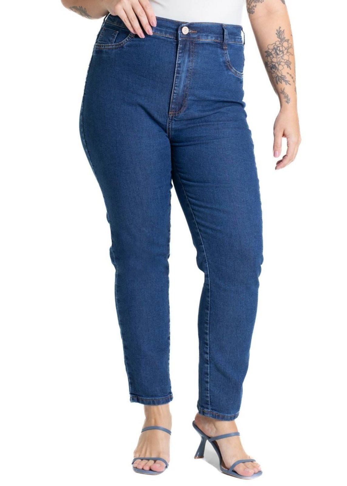 Calça Jeans Sawary Plus Size – 280295 – Azul – Sawary