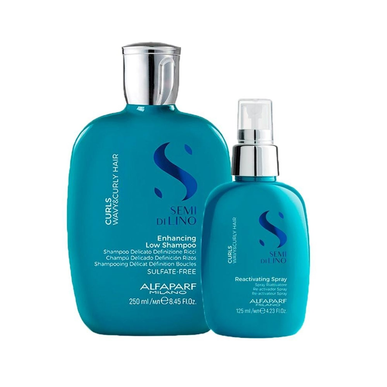 Alfaparf Semi Di Lino Curls Shampoo e Spray