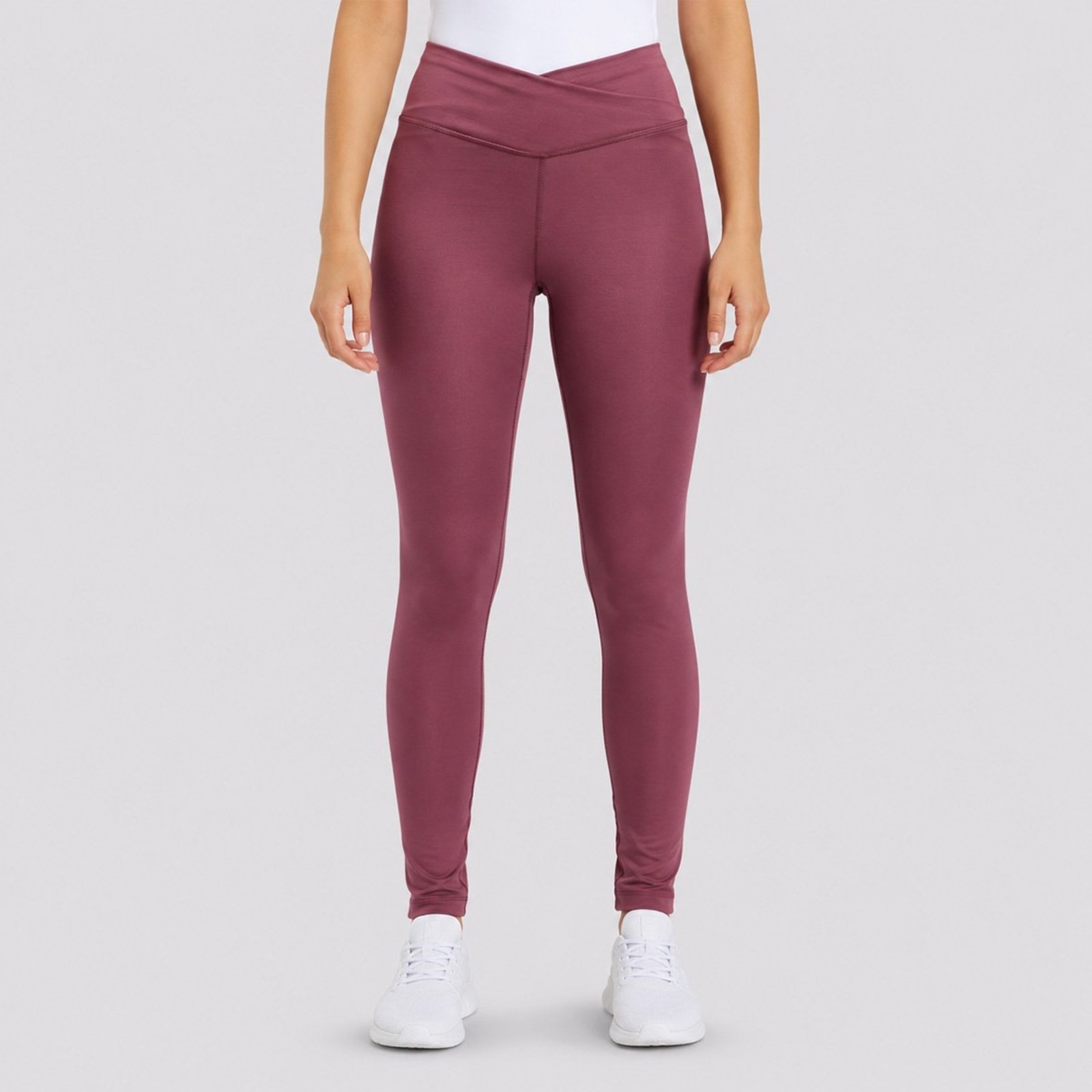 Calça Legging Fila Touch Gym Feminina Bordô