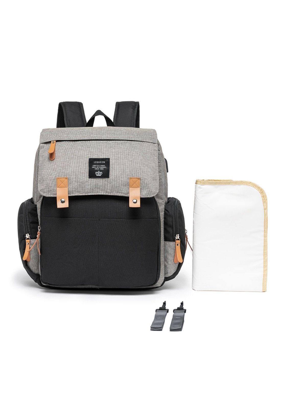 Mochila Bolsa Maternidade Lequeen dandy