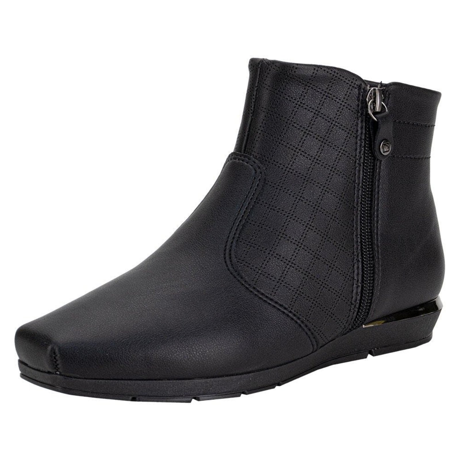 Bota Feminina Cano Baixo Piccadilly 147315 0087315 Preto