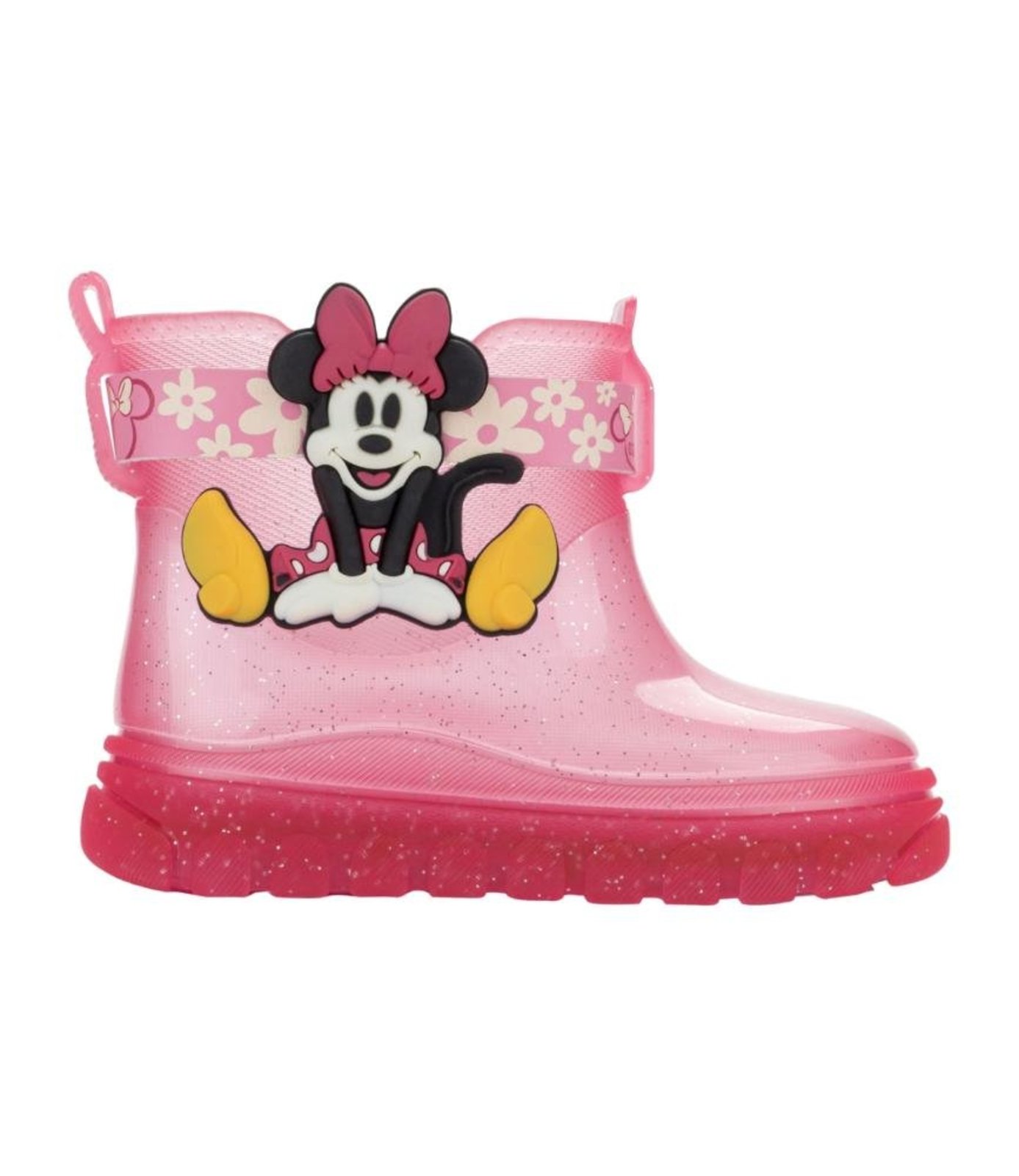 Infantil - Bota Galocha Grendene Disney Rain Colorful Rosa