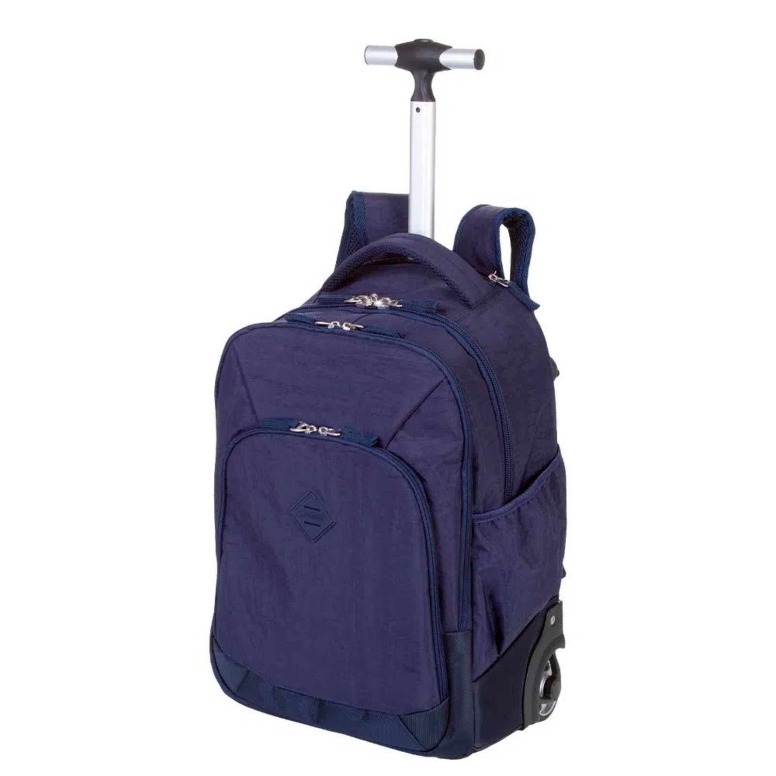 Vista 3 Infantil - Mochila Sestini Com Carrinho 2 em 1 Rolling Crinkle Azul incolor azul Sestini incolor azul