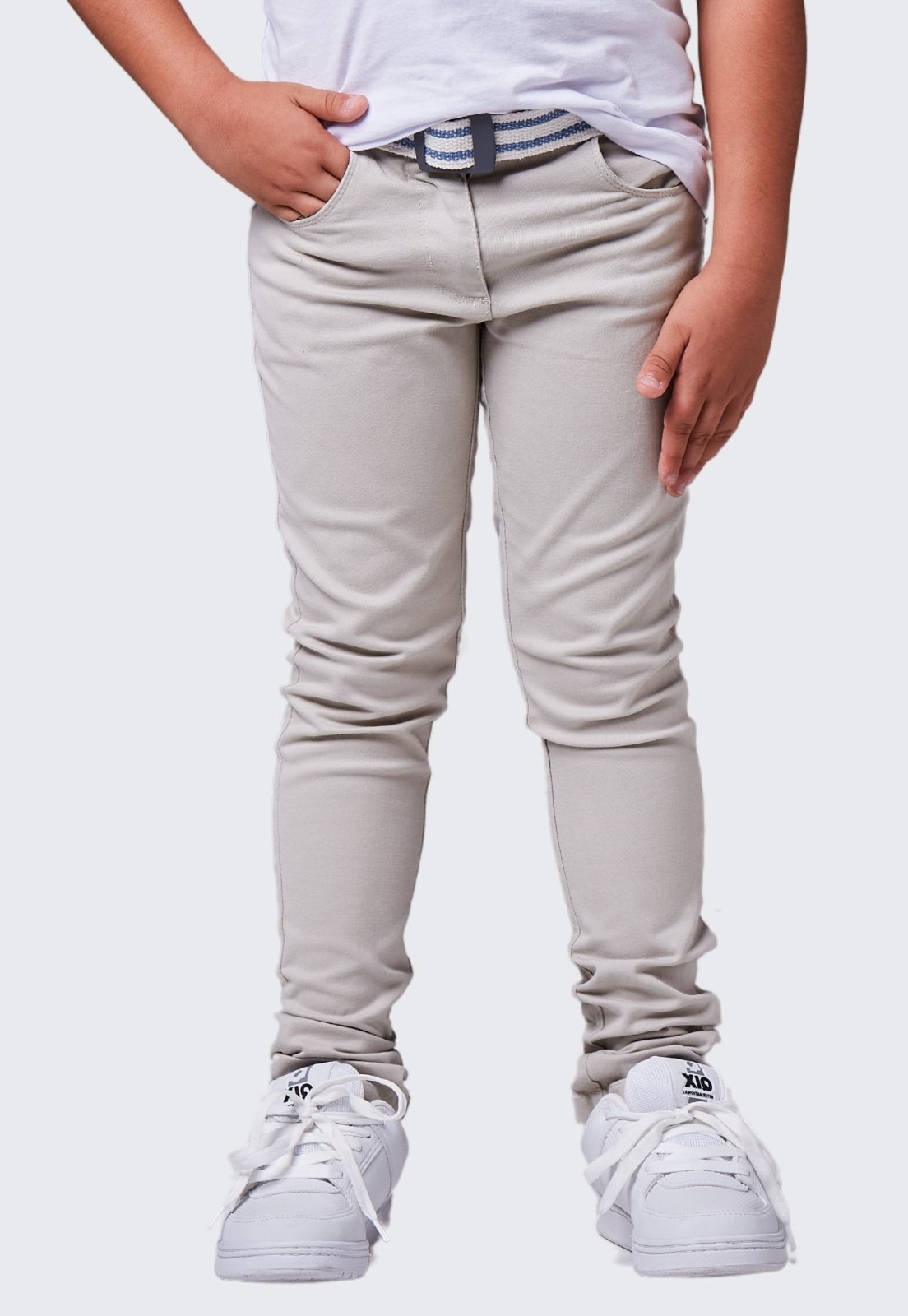 Infantil – Calça Skinny Jeans Daze Modas Bege