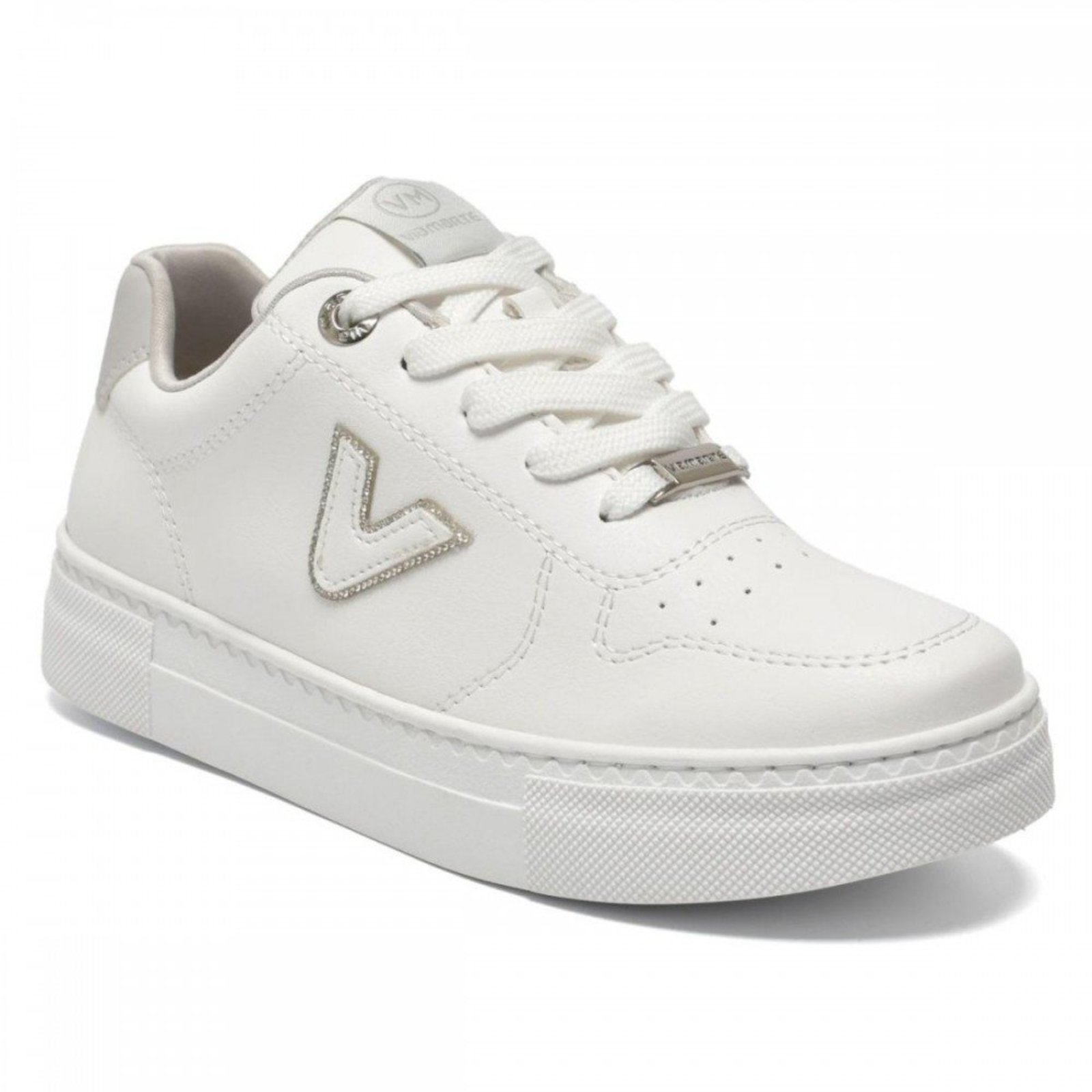 Tenis Via Marte 138-020-01 Flatform Branco Feminino Via Marte Branco