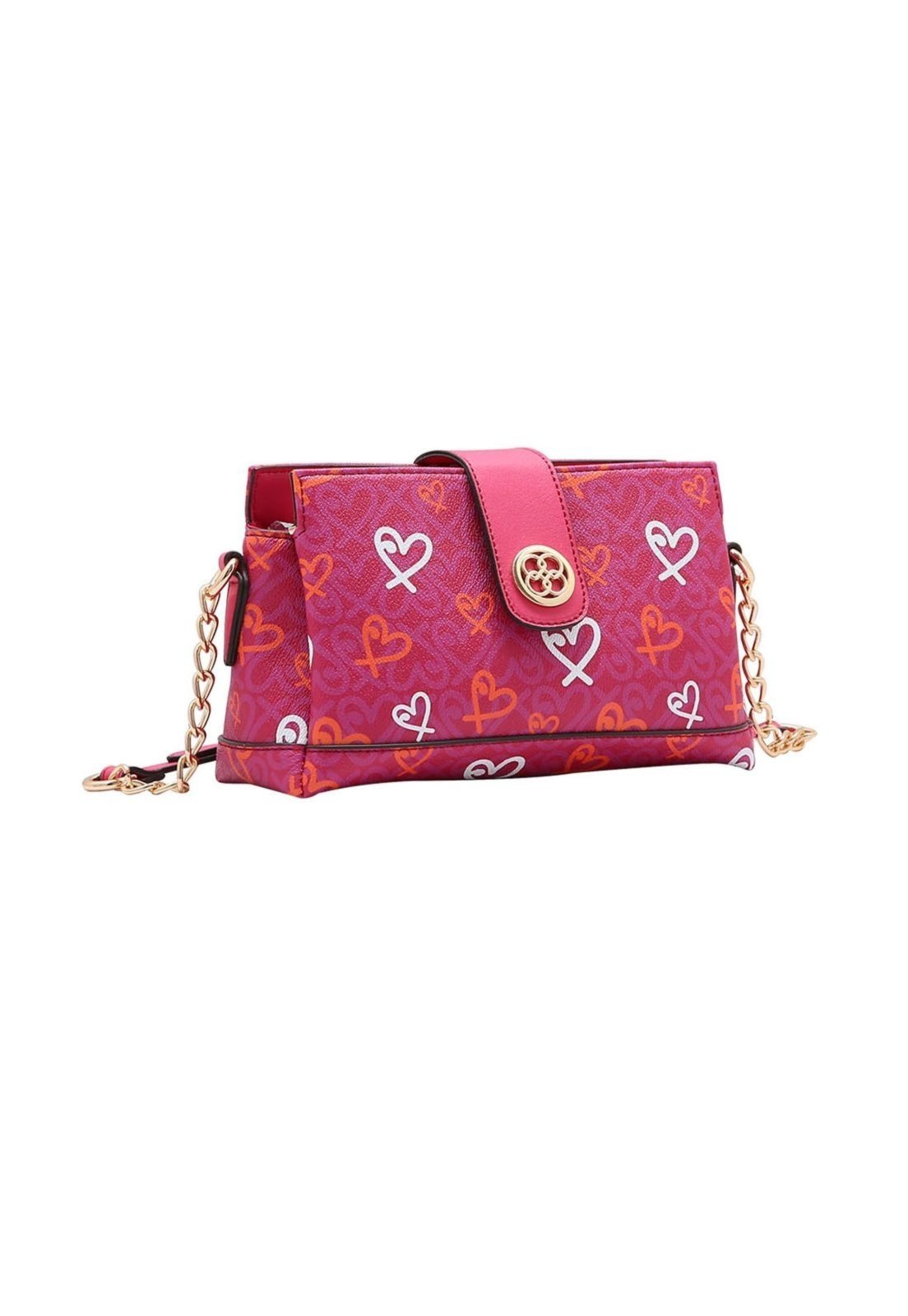 Bolsa Feminina Chenson Classic Heart Pink 3484787
