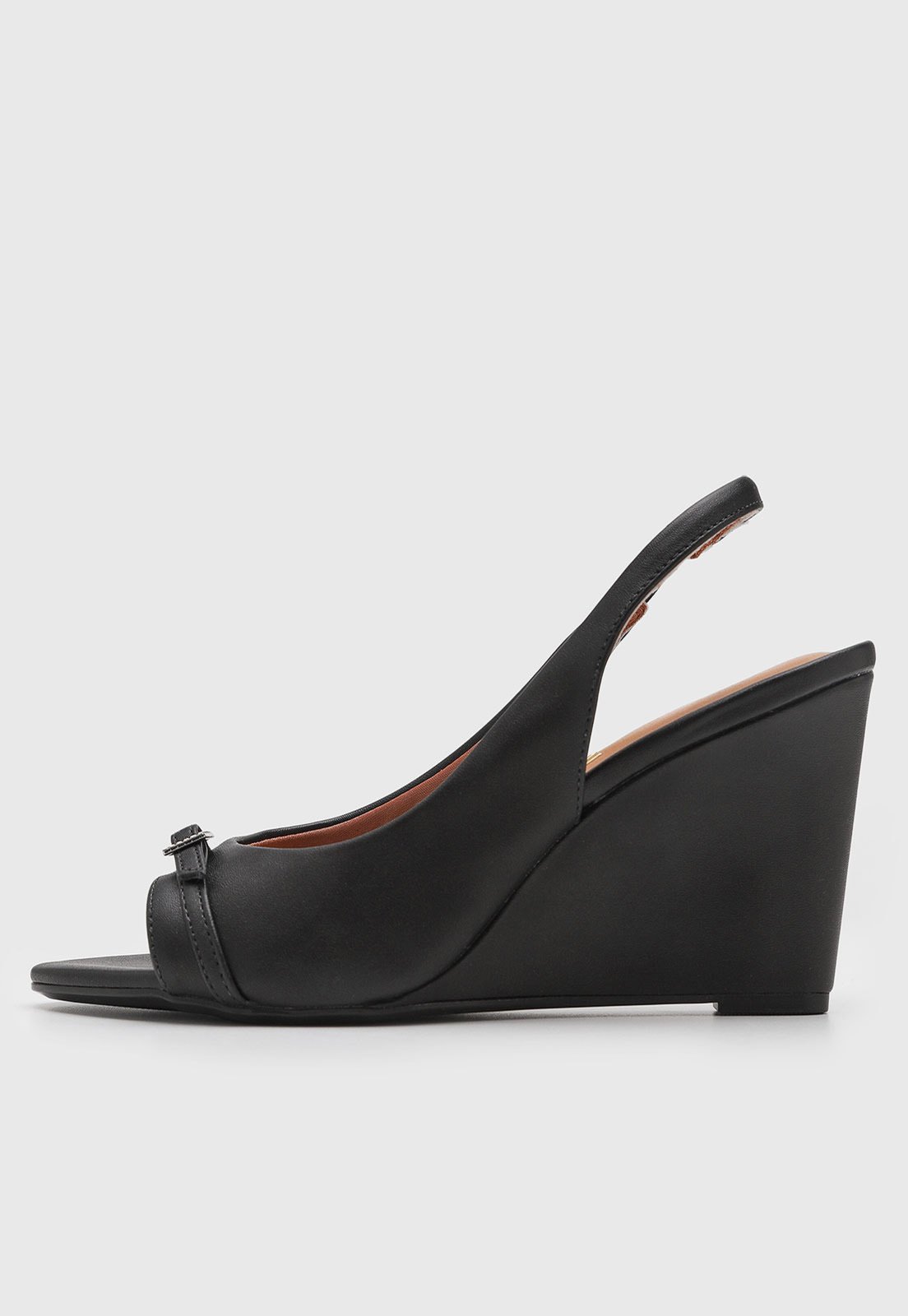 Vista 2 Sandália Feminina Vizzano Salto Anabela Preta preto VIZZANO preto