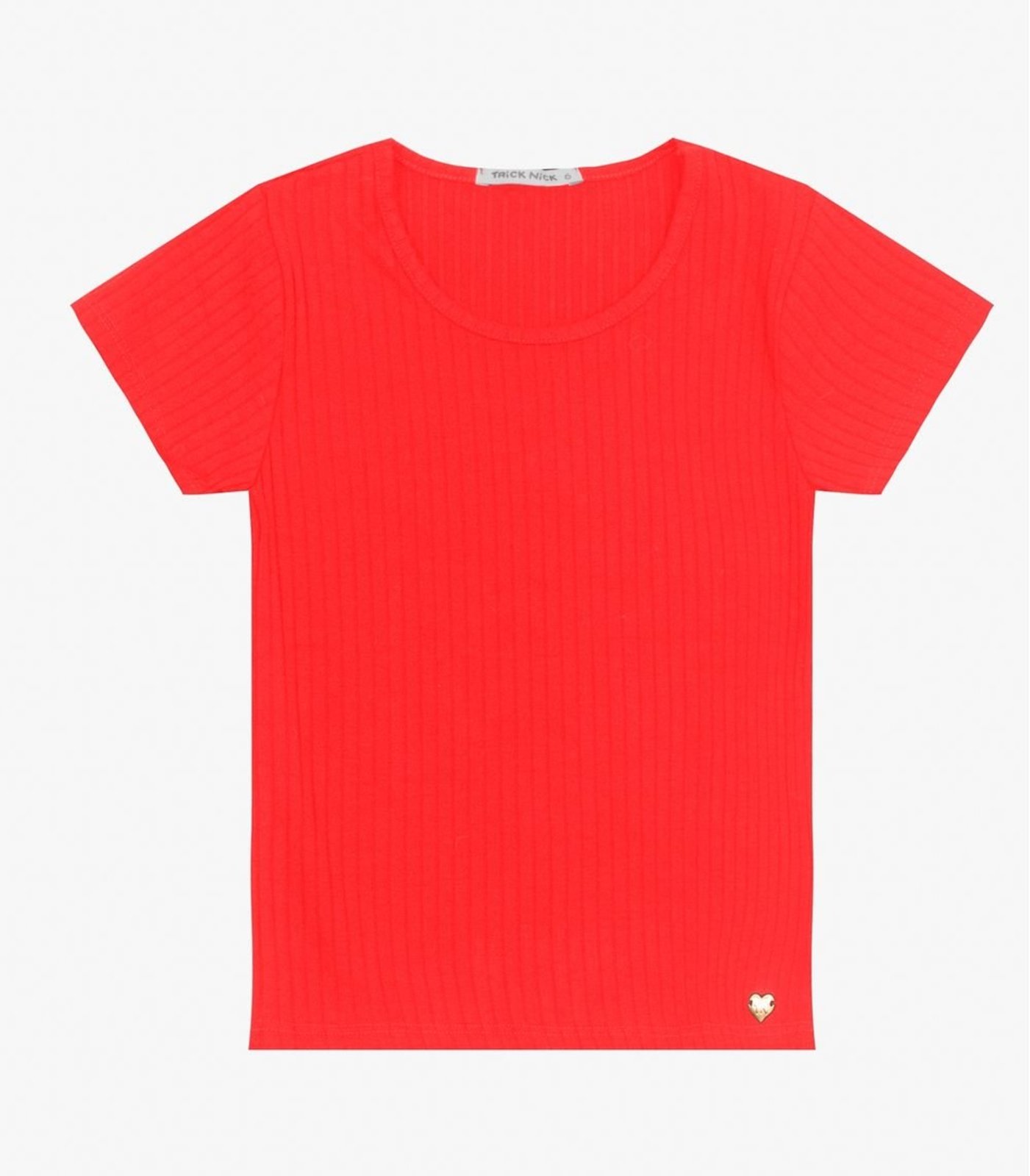 Infantil – Blusa Feminina Canelada Trick Nick Laranja