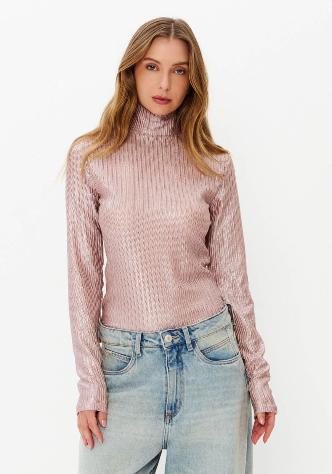 Blusa Manga Longa Gola Alta My Favorite Things