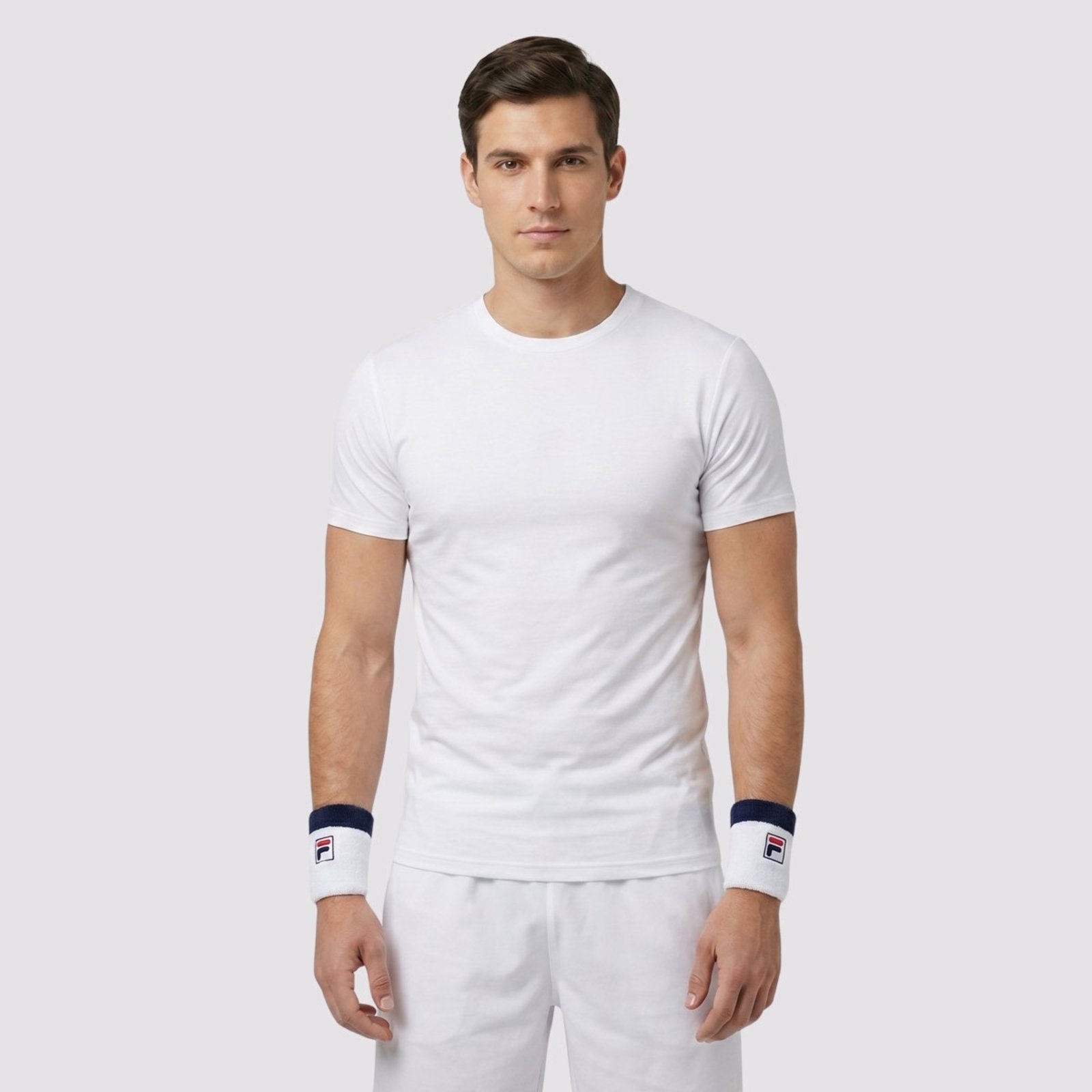 Munhequeira Fila Sport Style Club Branco e Marinho
