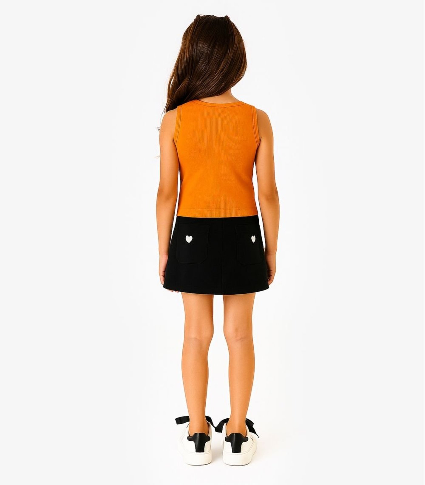 Vista 3 Infantil - Regata Menina Select laranja Select laranja