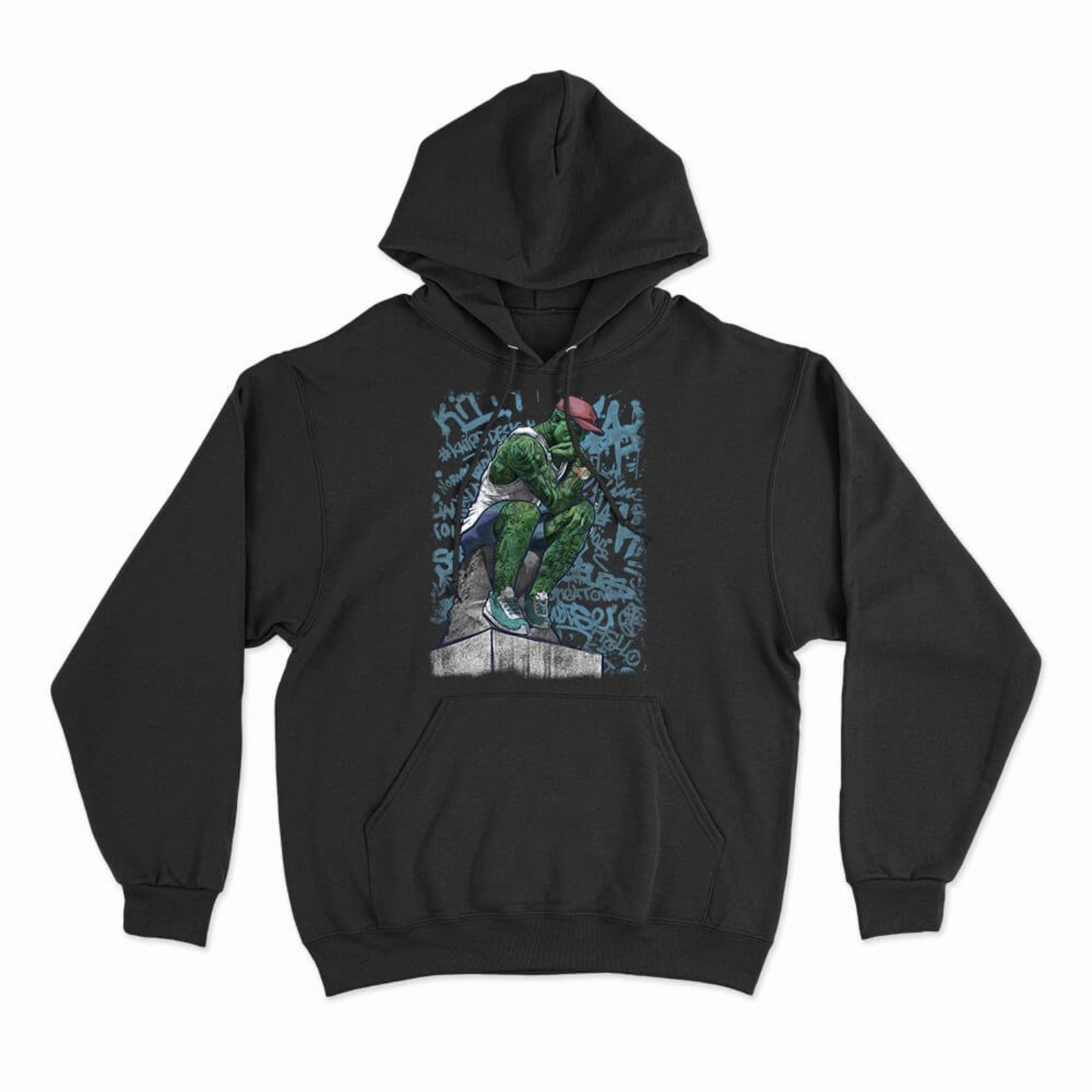 Moletom Com Capuz O Pensador - Preto - Casual - Studio Geek