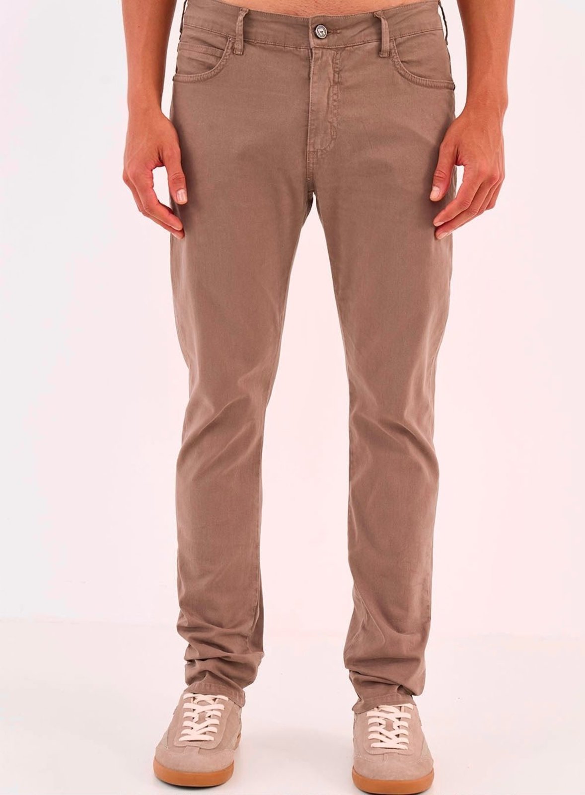 Calça Sarja Masculina Skinny Colcci Bege Sand Castle
