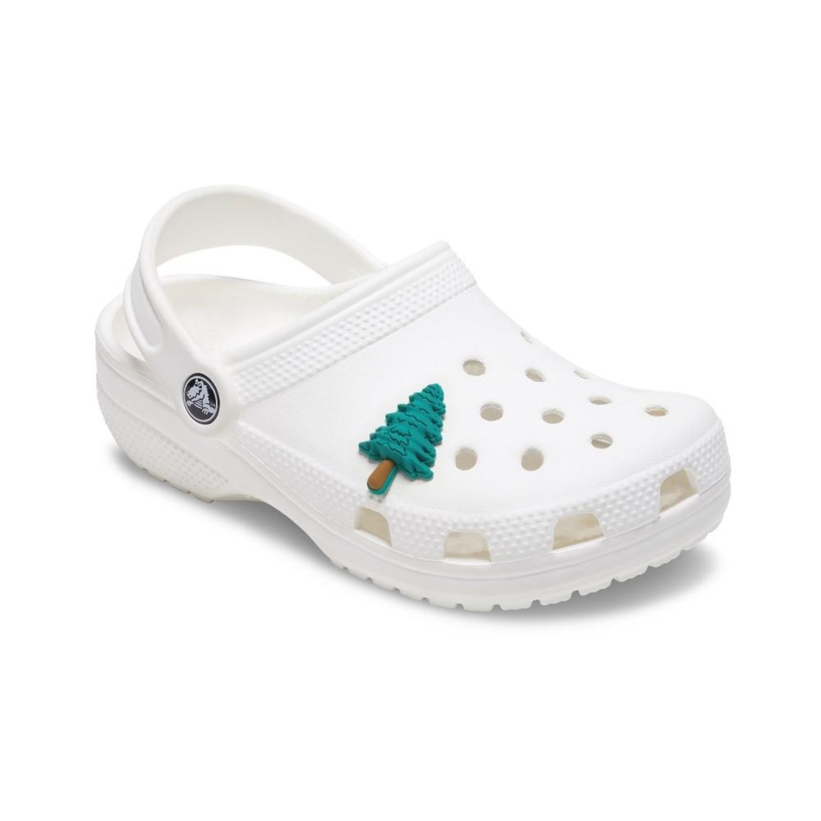 Vista 3 Infantil - Jibbitz™ Pinheiro Dimensional Crocs branco
