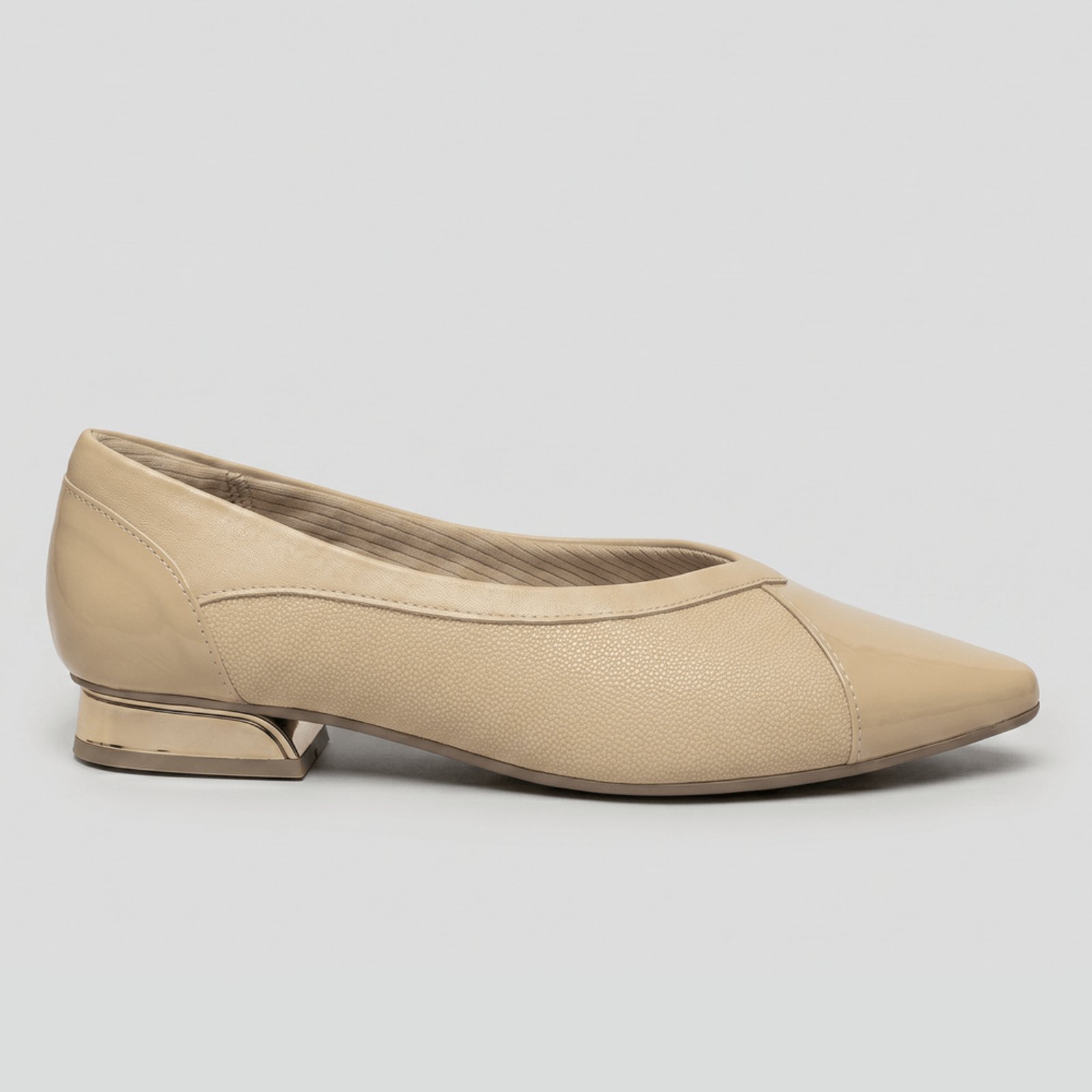 PICCADILLY MAXI - Sapato Silvia Salto Baixo Brule