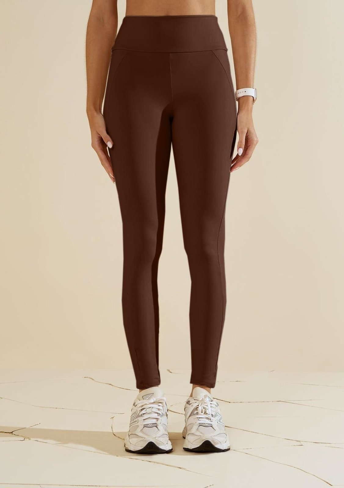 Calça Morena Rosa Legging Média - Marrom