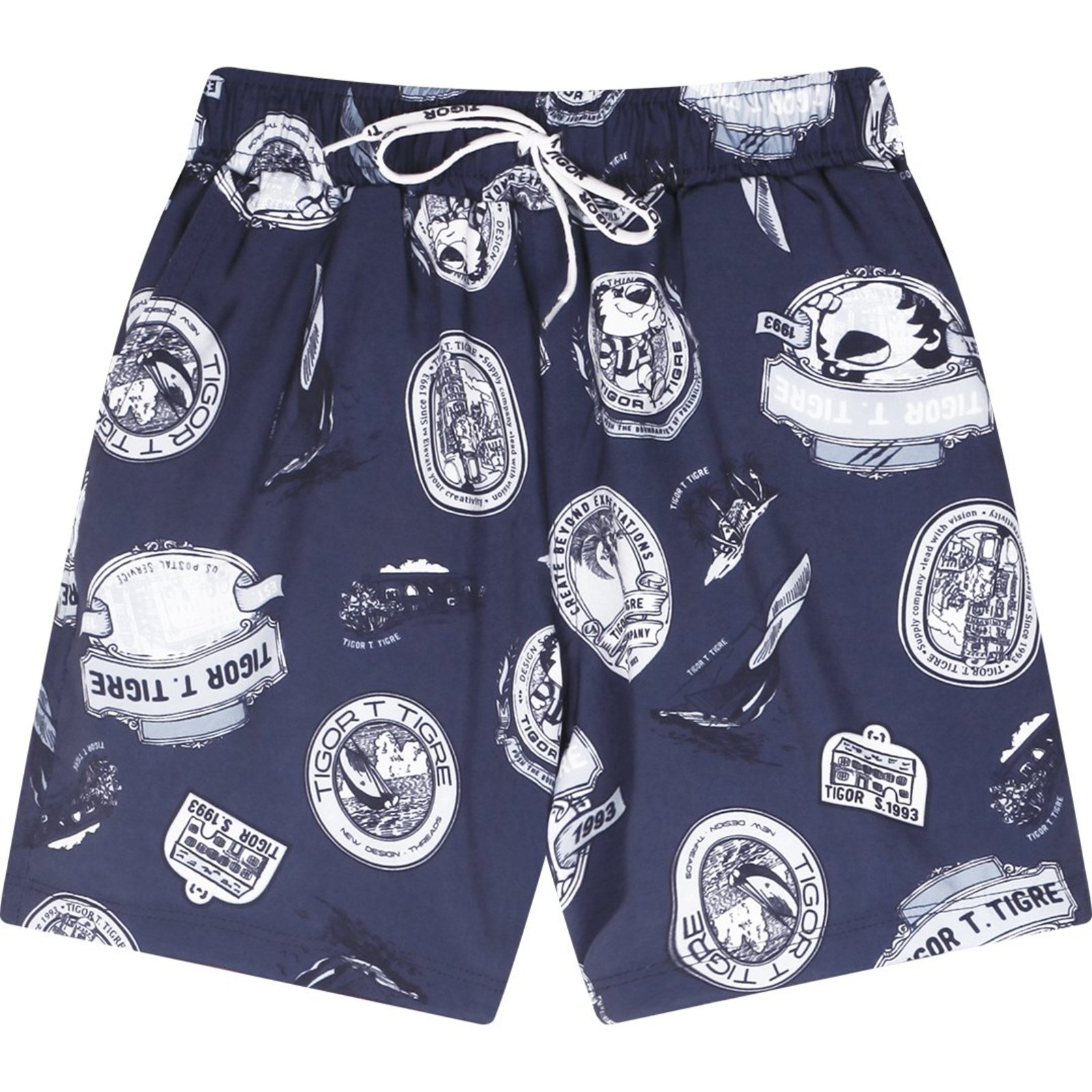 Infantil - Bermuda Estampada Menino Tigor T. Tigre