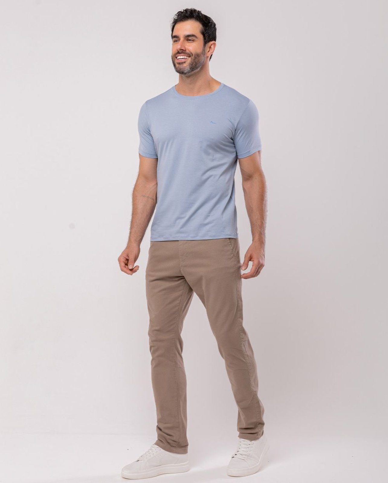 Calça Chino Masculina 11000 Caqui Consciência