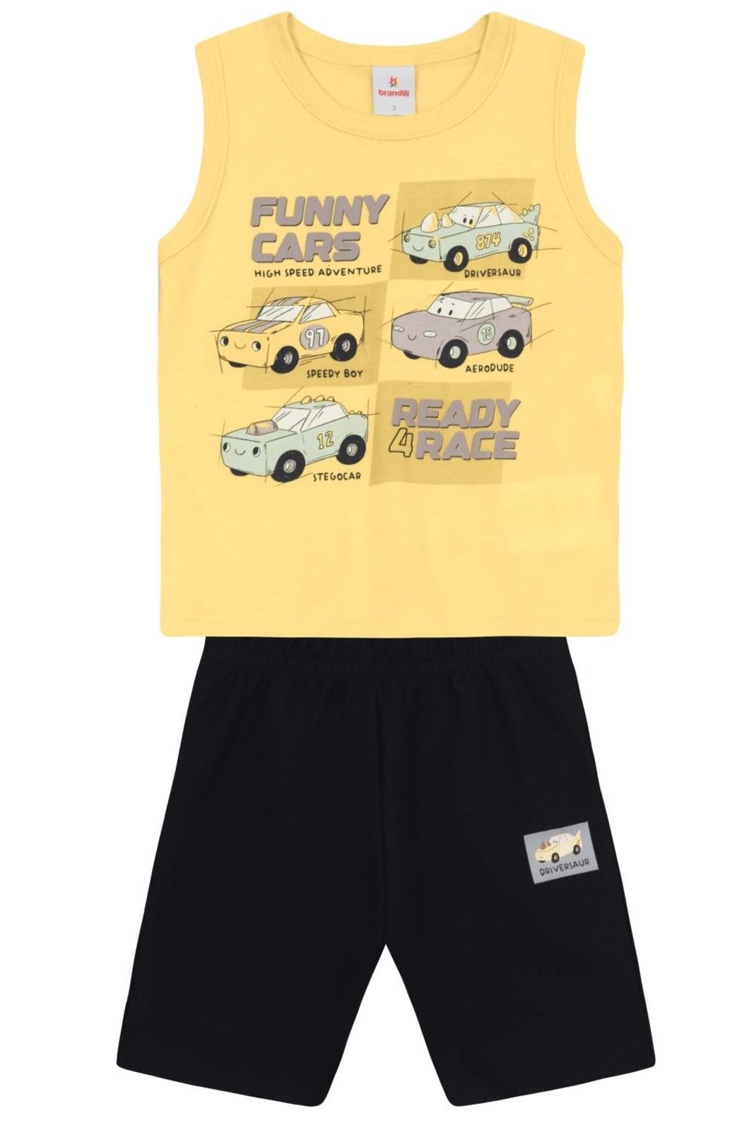Infantil - Conjunto menino em meia malha Brandili