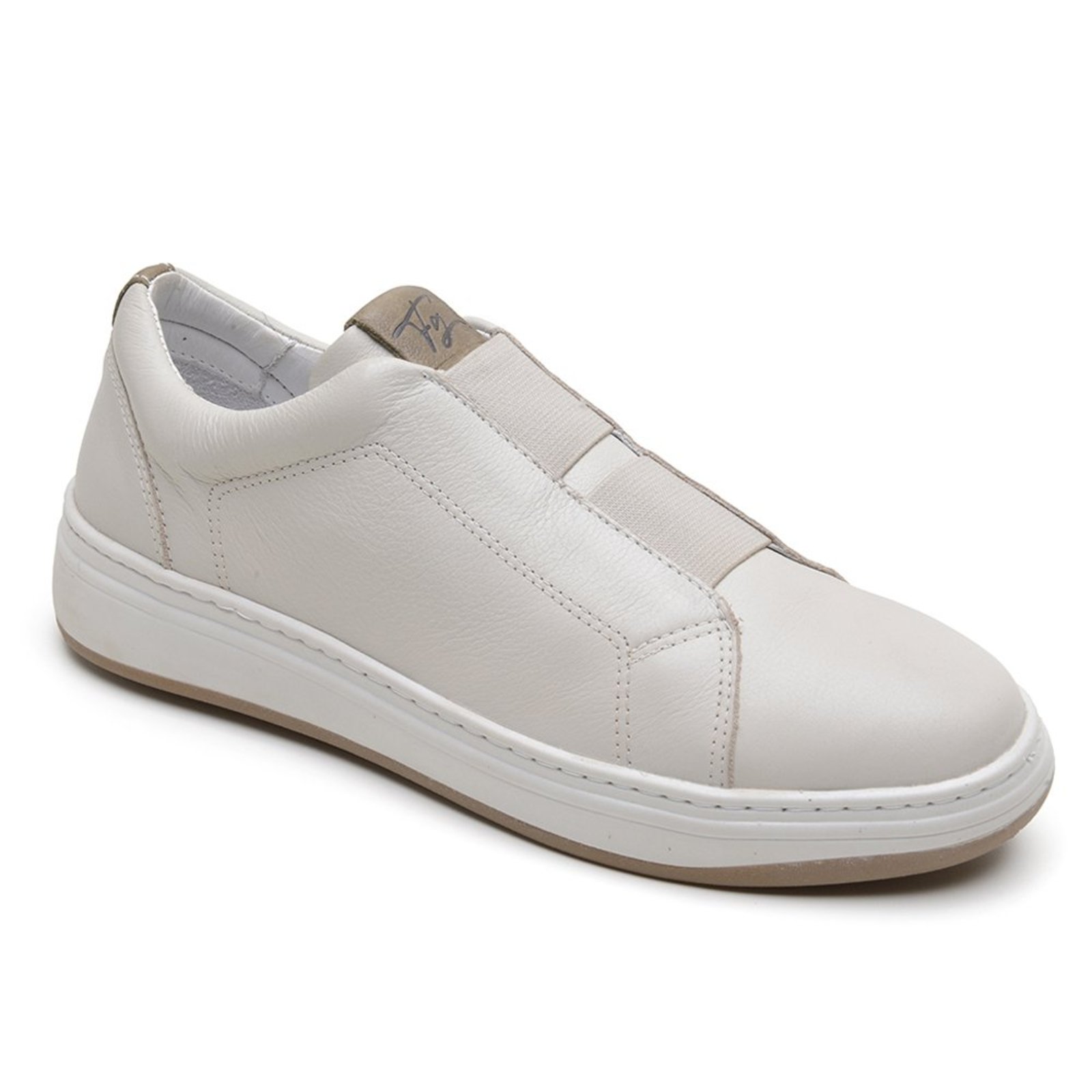Tenis Masculino Couro Legitimo Slip On Sem Cadarço Confortável