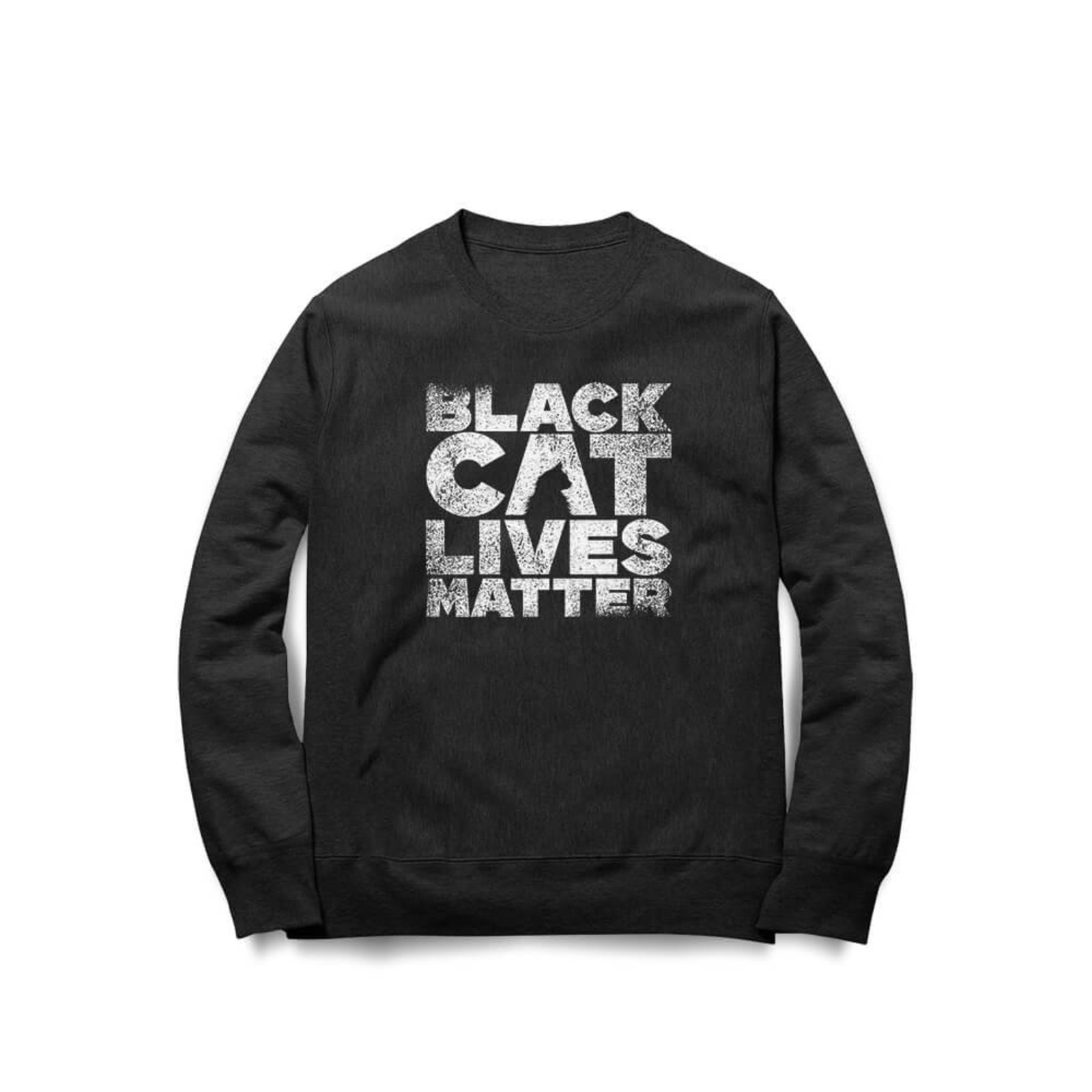Moletom Black Cat Lives Matter - Preto - Casual - Studio Geek