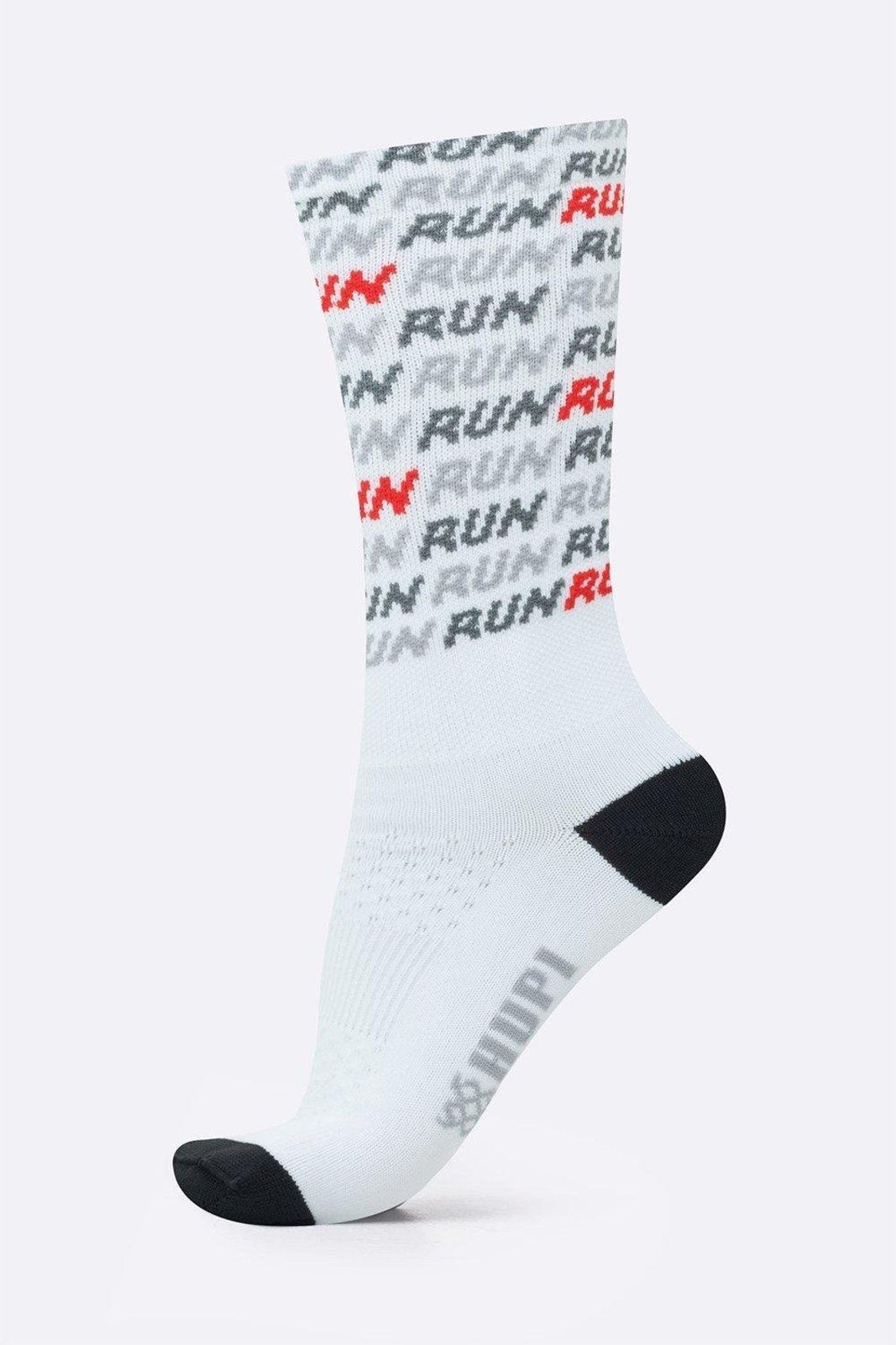 Meia HUPI Run Tri Branco Plus 42-46 Branco
