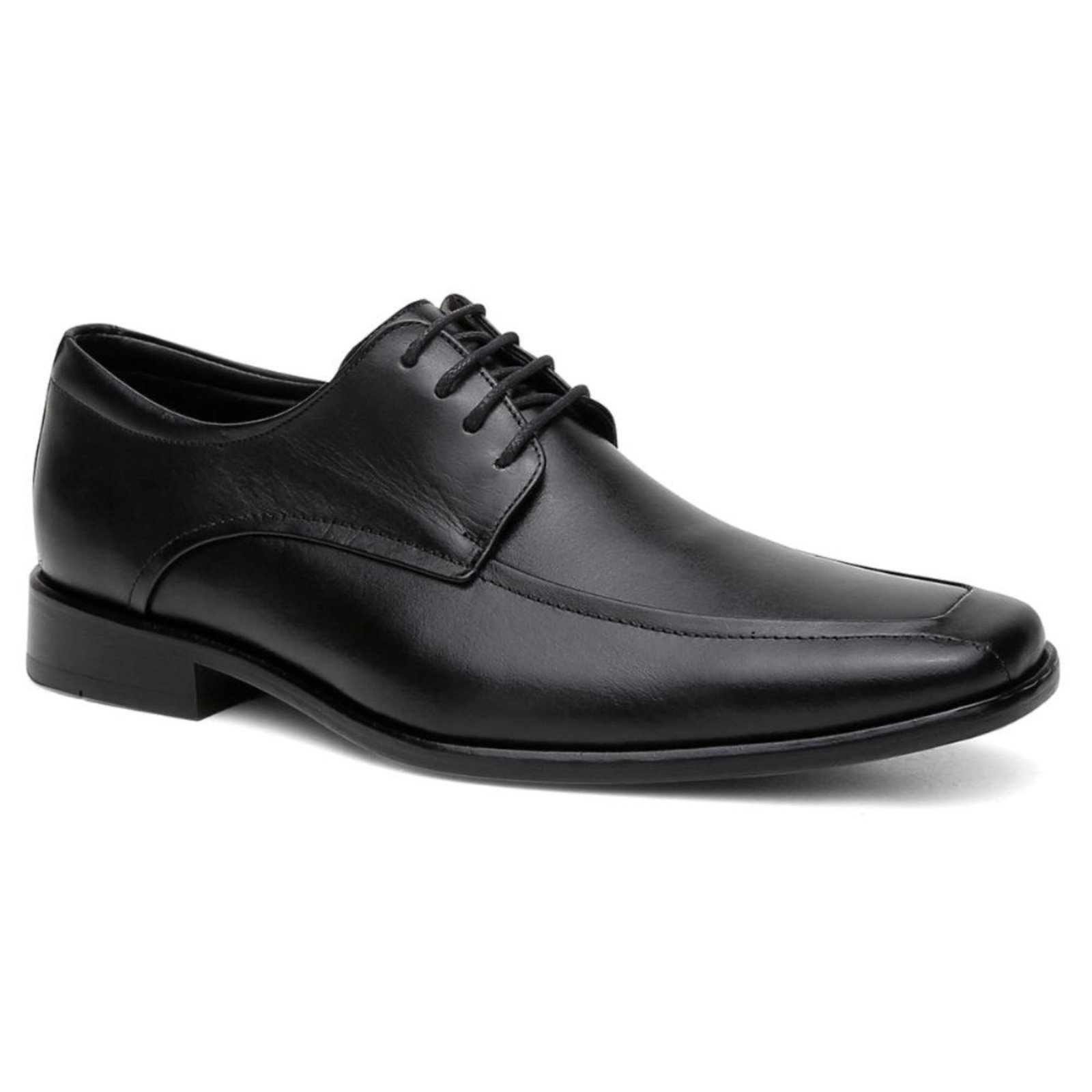 Sapato Social Derby Masculino Couro Elegância Moderno Café 37 Preto