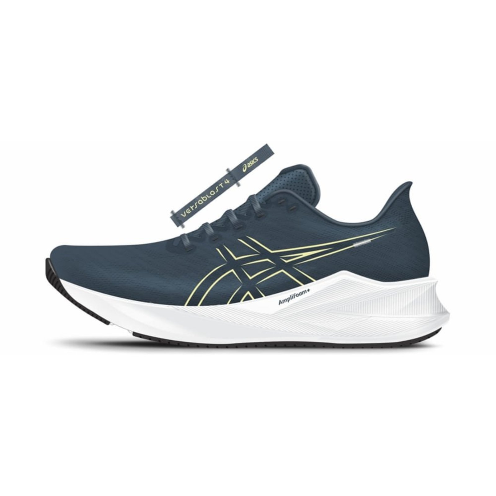 Tênis ASICS Versablast 4 - Feminino - Azul/Amarelo