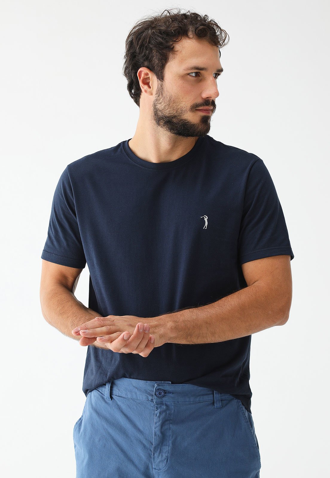 Vista 2 Camiseta Aleatory Reta Mini Icon Azul-Marinho azul marinho Aleatory azul marinho