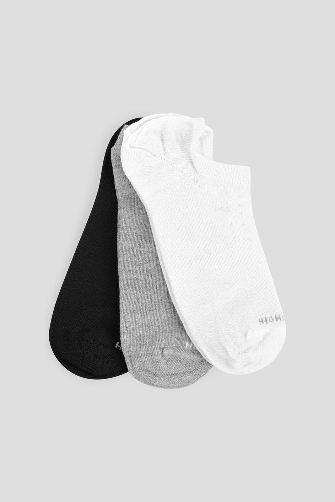 Kit 3 Pares Meia Sapatilha, 013702 Preto
