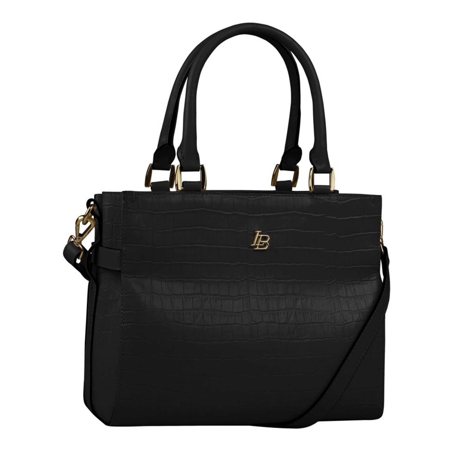 Bolsa Grande Linea Bella 6076 Preto