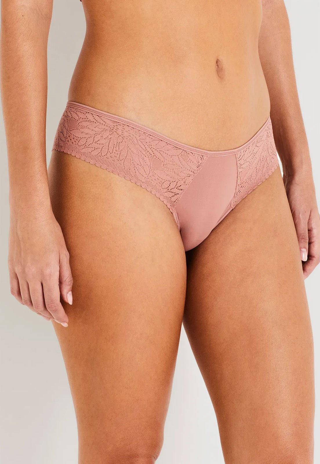 Calcinha Liz Tanga Renda Nude