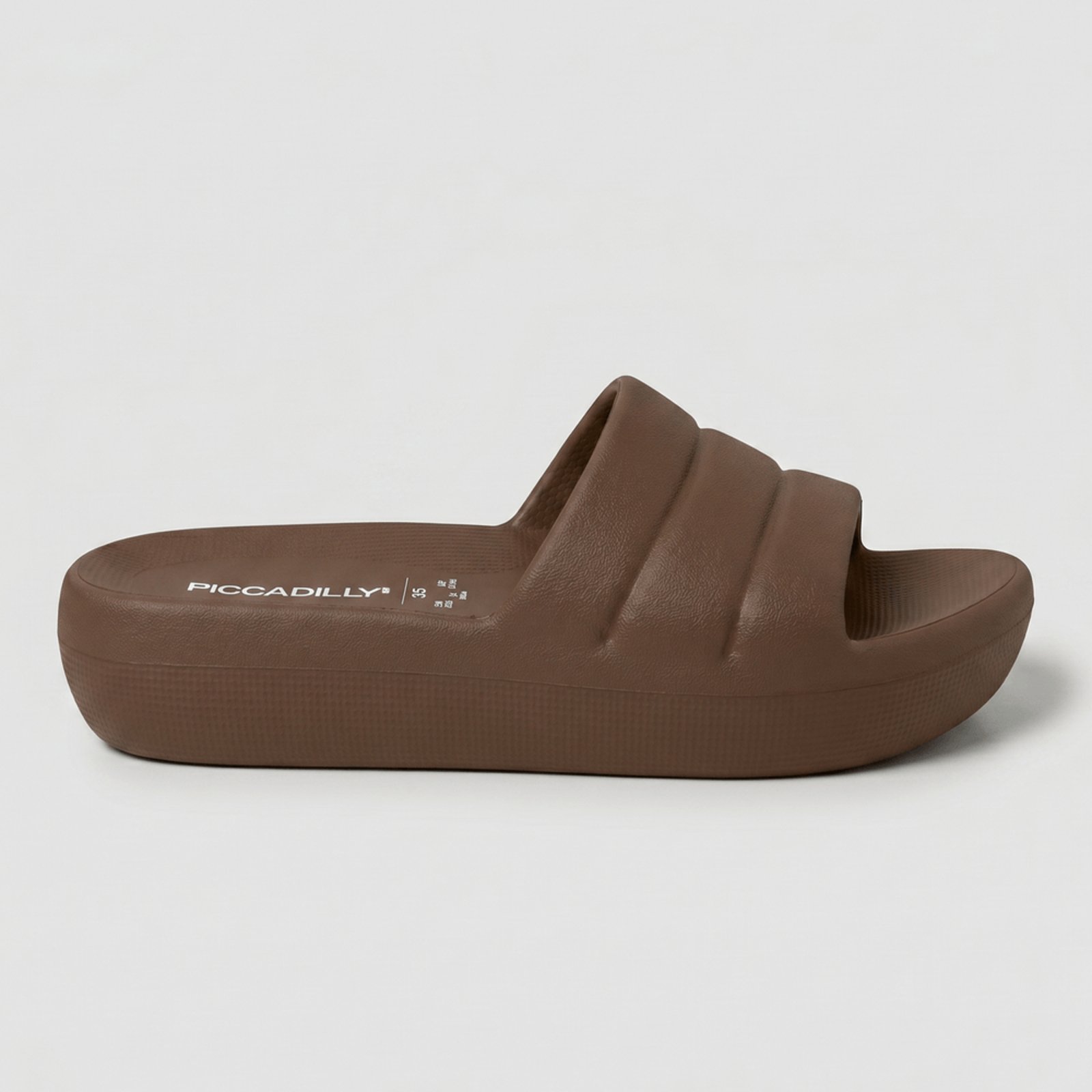 Chinelo Slide Marshmallow Chocolate