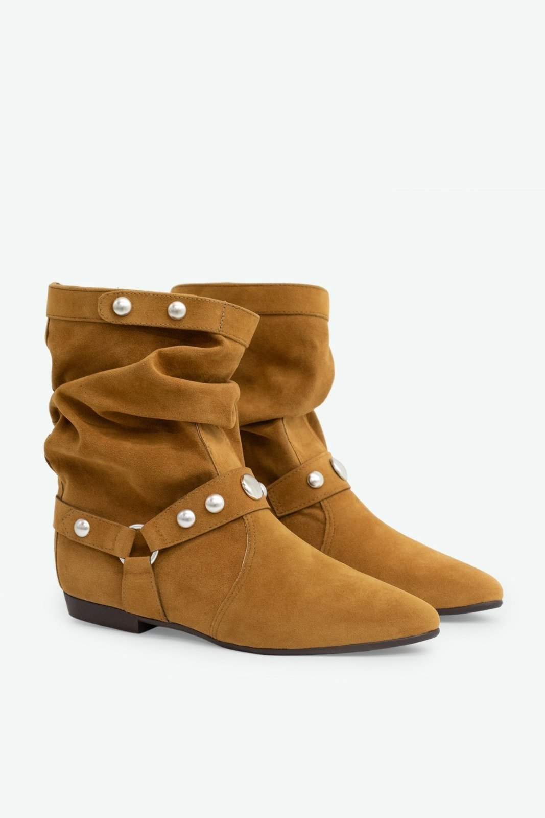 Vista 3 Bota Slouchy Cora Suzana Santos bege Suzana Santos bege