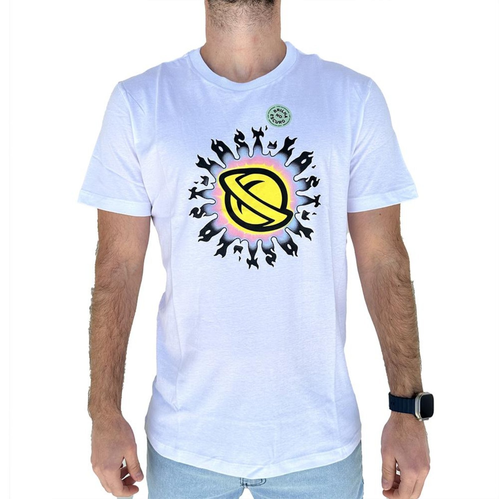 Camiseta Lost Saturn WT24 Masculina Branco