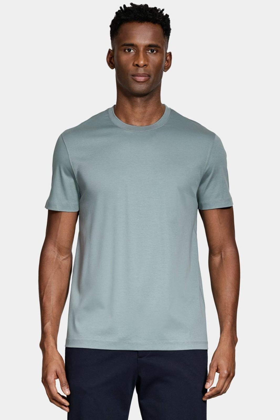 Camiseta Aramis Manga Curta Silk Blend Modal Menta