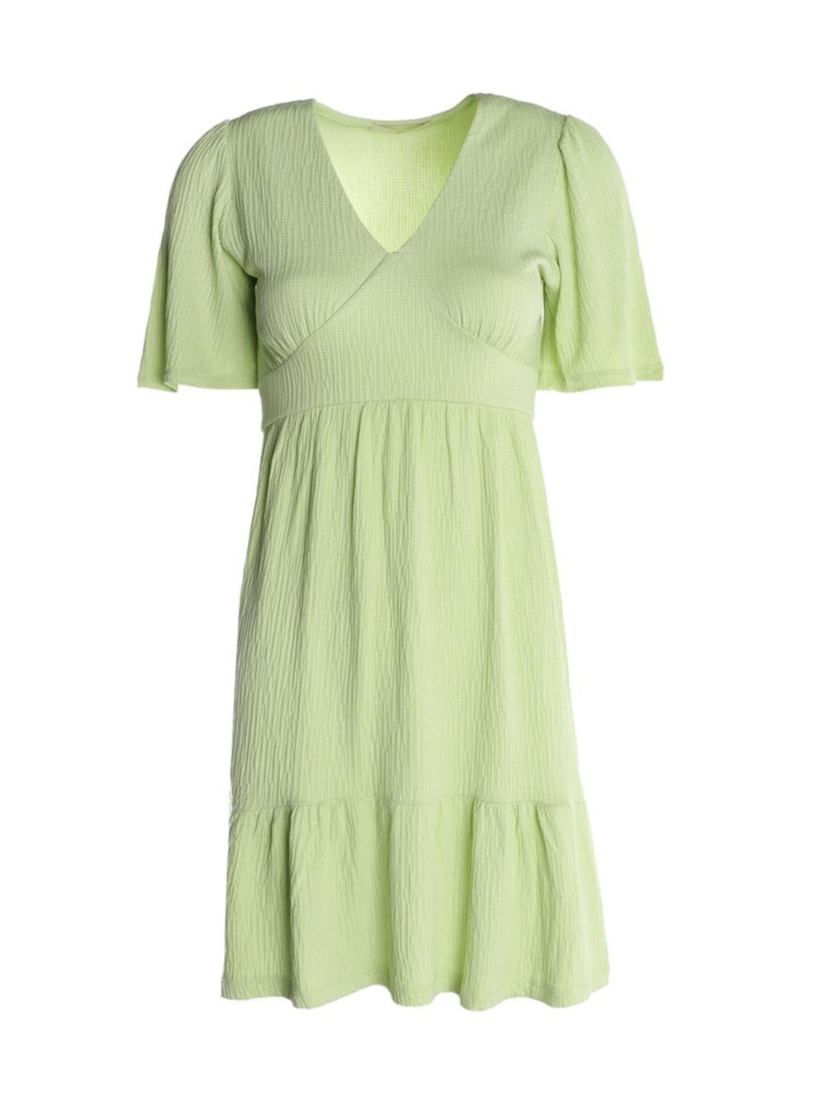 Vista 2 Vestido Malha Curto Manga Sino Autentique Feminino verde Autentique verde